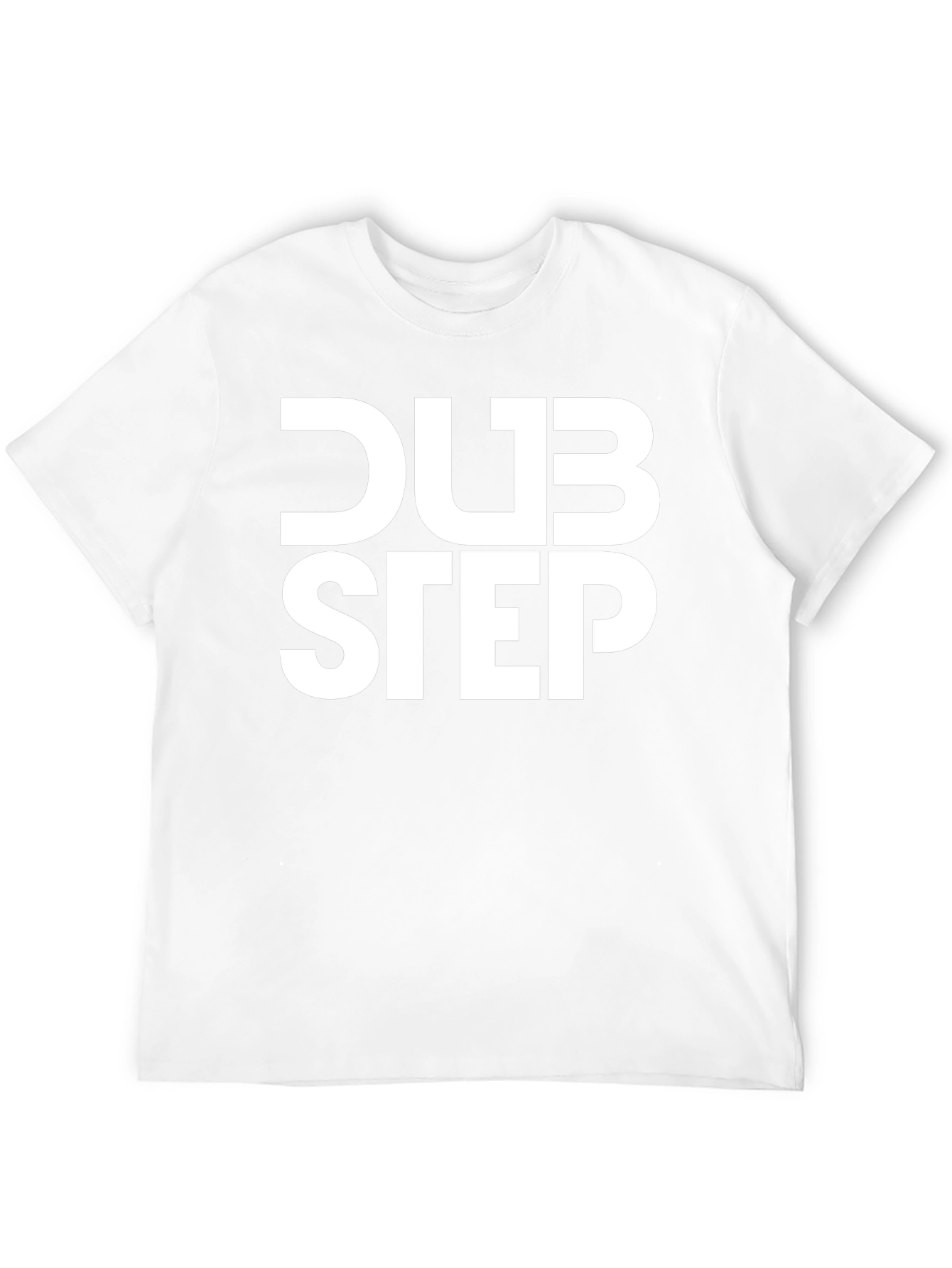 Dubstep Graphic Tee - Black Cotton Music Shirt