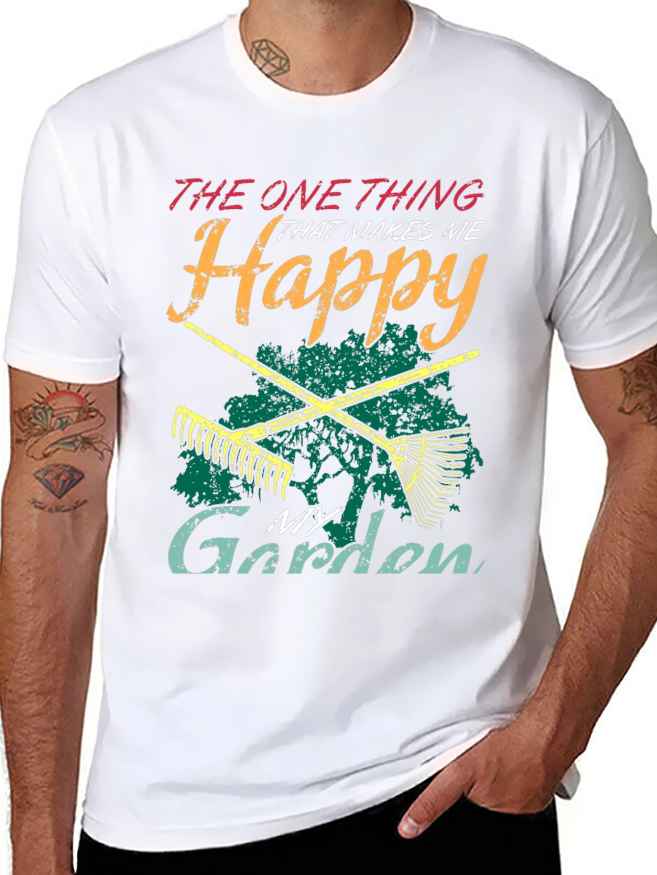 Happy Garden T-Shirt - Gardening Lovers Tee