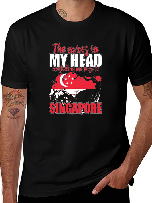 Singapore Graphic T-Shirt - Voices In My Head