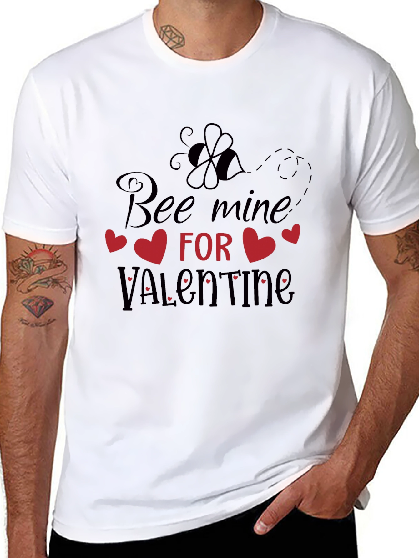 Bee Mine Valentines Day Graphic Tee