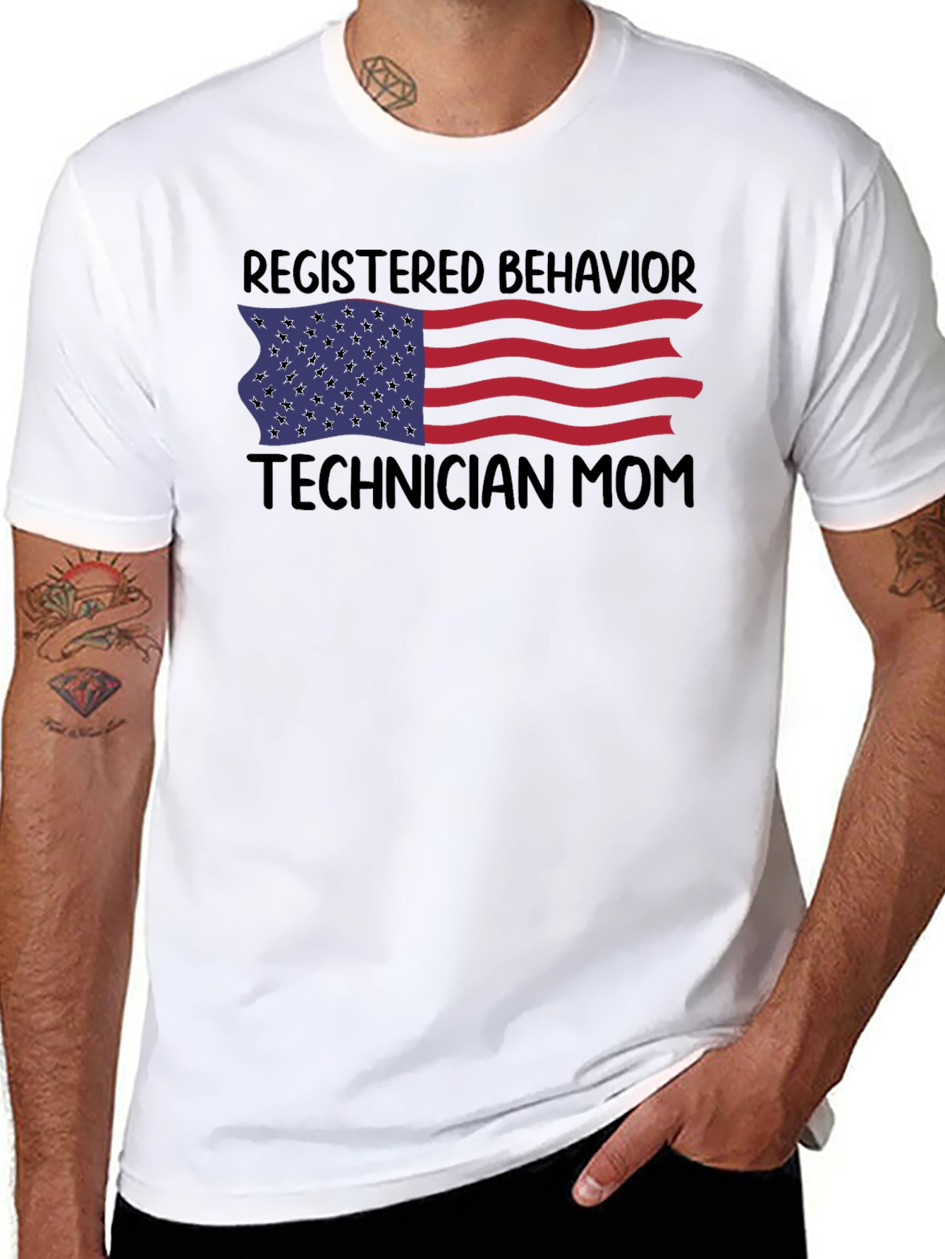 Registered Behavior Technician Mom T-Shirt