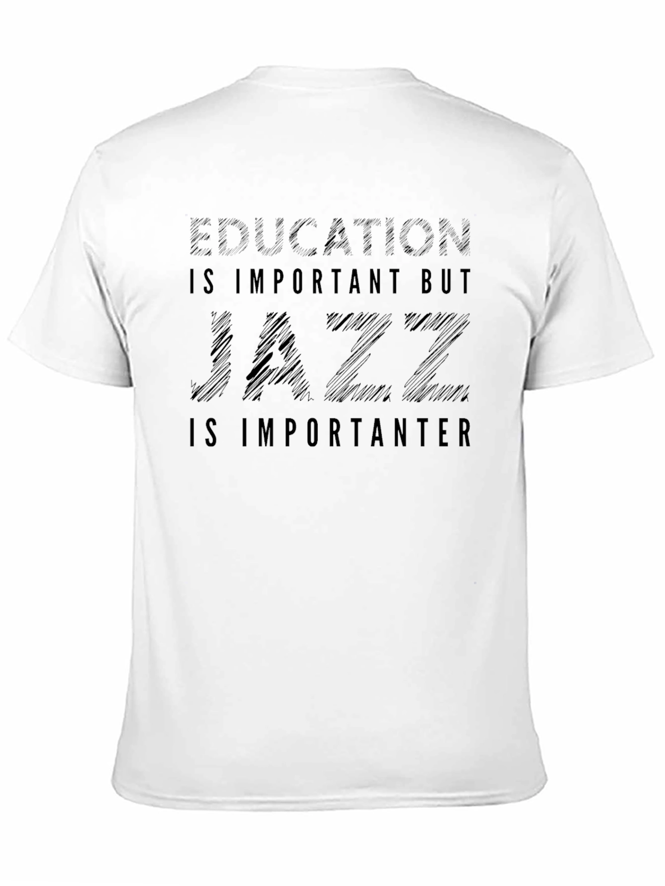 Jazz is Importanter T-Shirt - Black