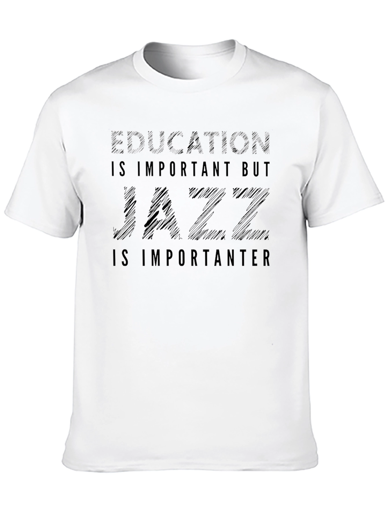 Jazz is Importanter T-Shirt - Black