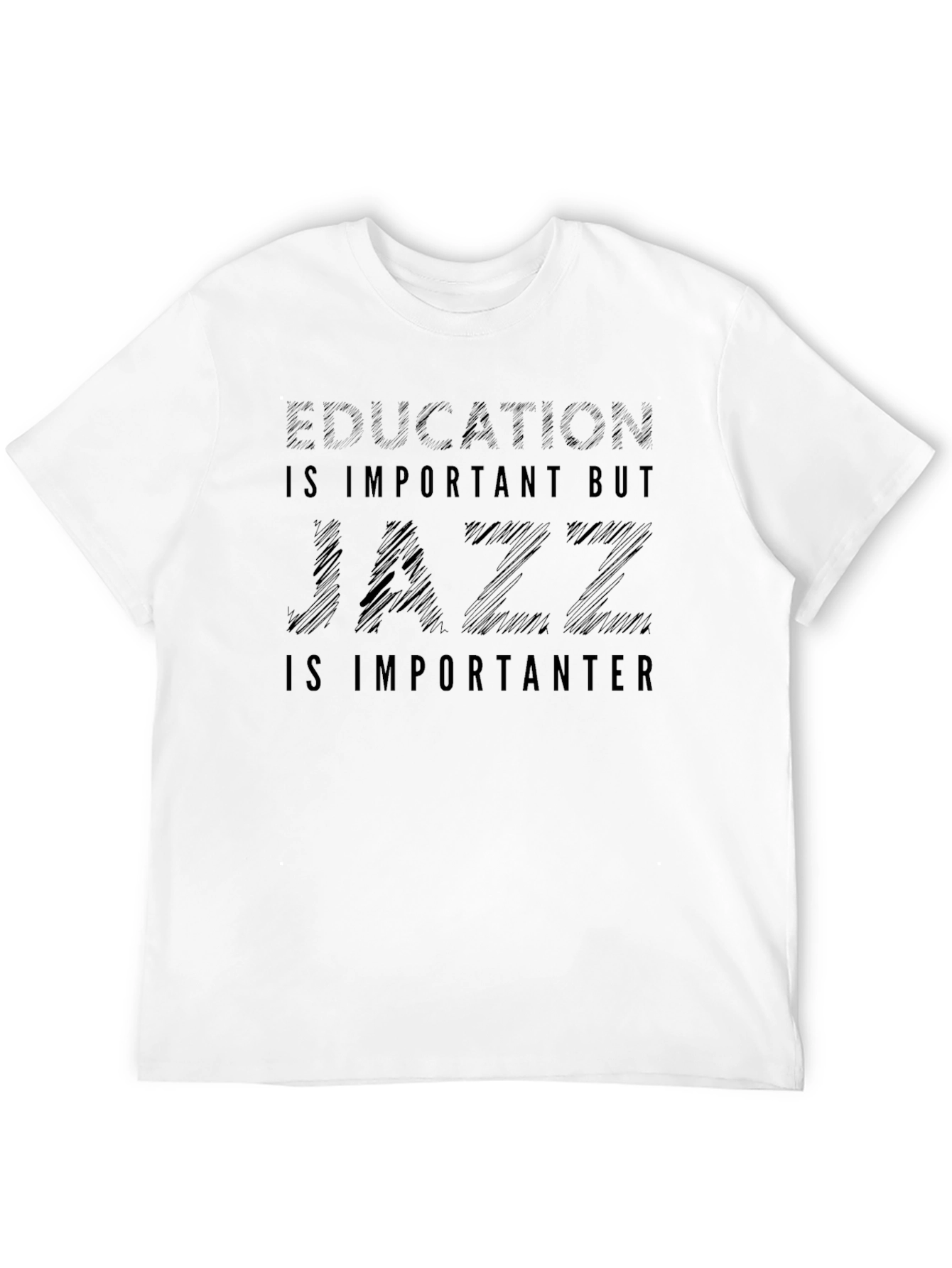 Jazz is Importanter T-Shirt - Black