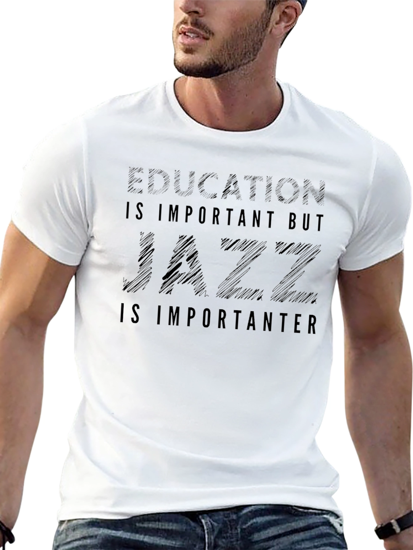 Jazz is Importanter T-Shirt - Black