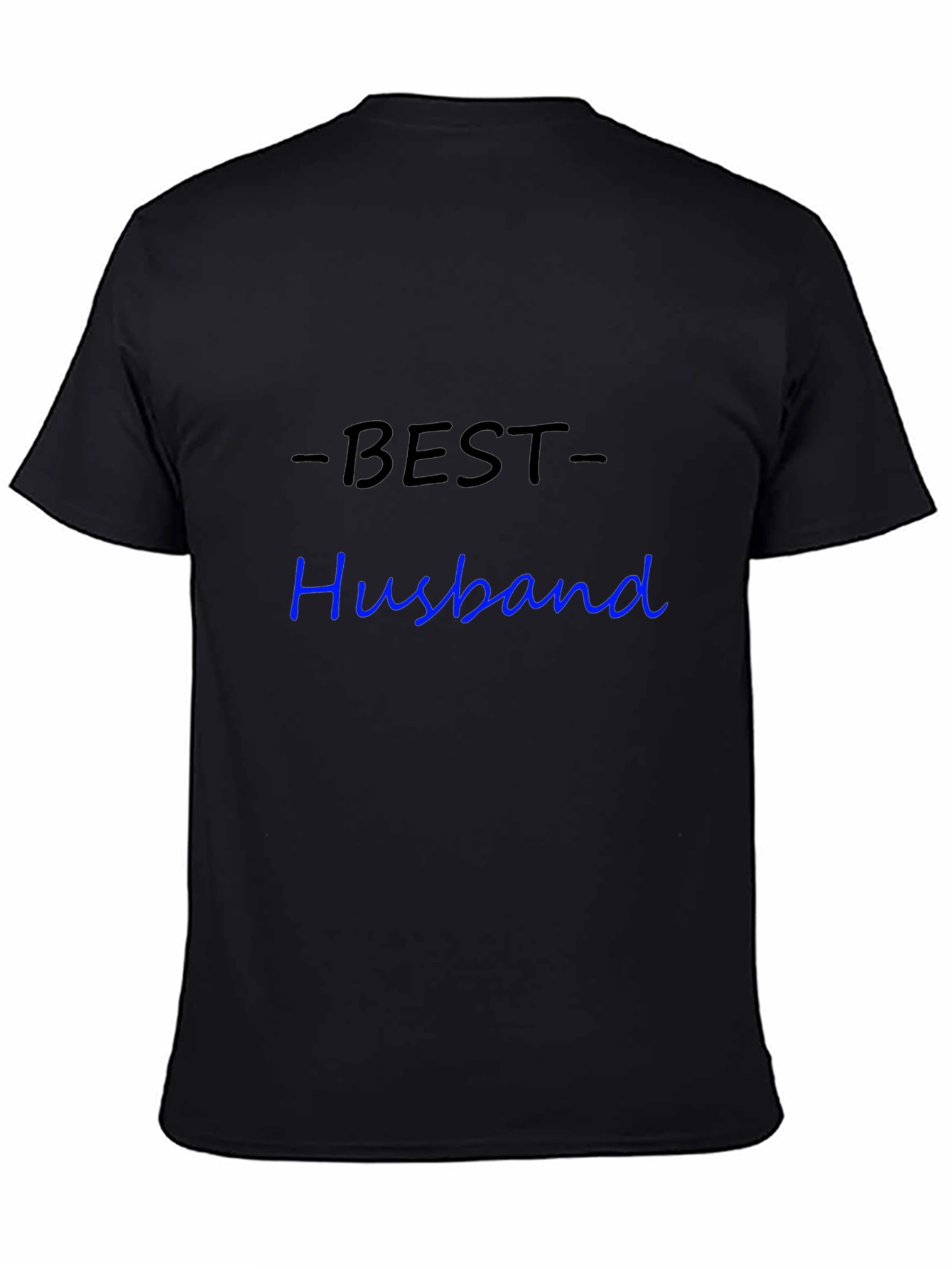 Best Husband T-Shirt - Black Cotton Blend