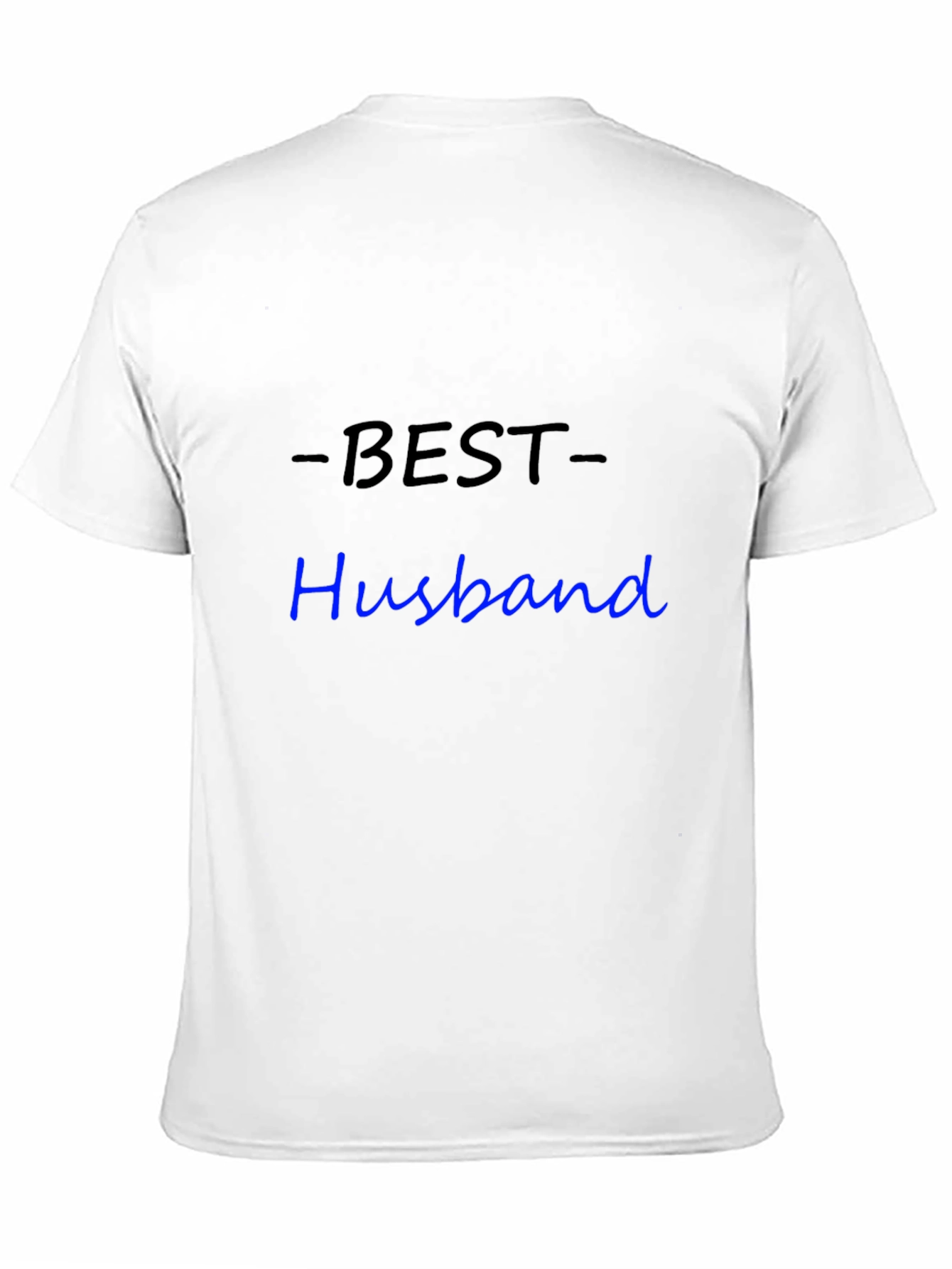 Best Husband T-Shirt - Black Cotton Blend