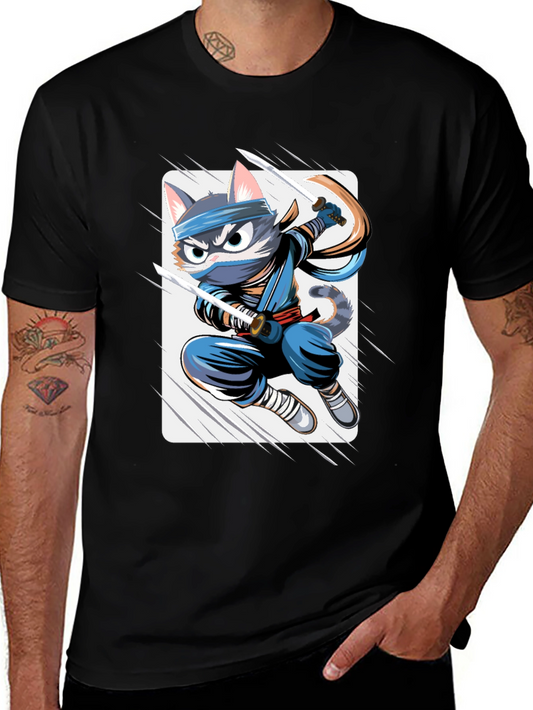 Ninja Cat T-Shirt - Stealthy & Stylish!