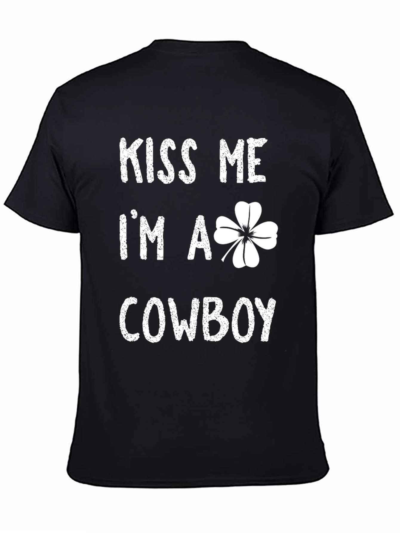 Kiss Me Im a Cowboy St. Patricks Day T-Shirt