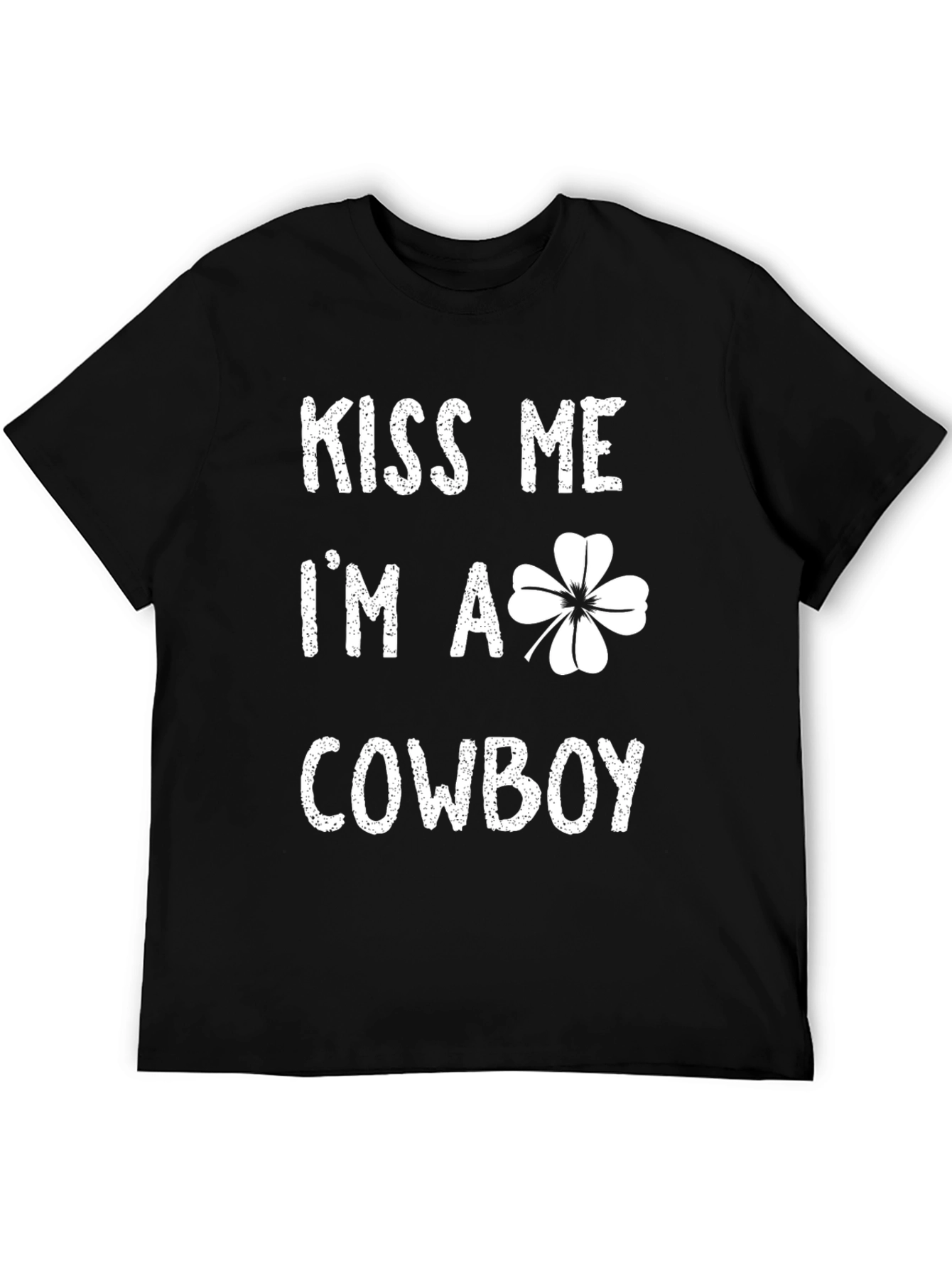 Kiss Me Im a Cowboy St. Patricks Day T-Shirt