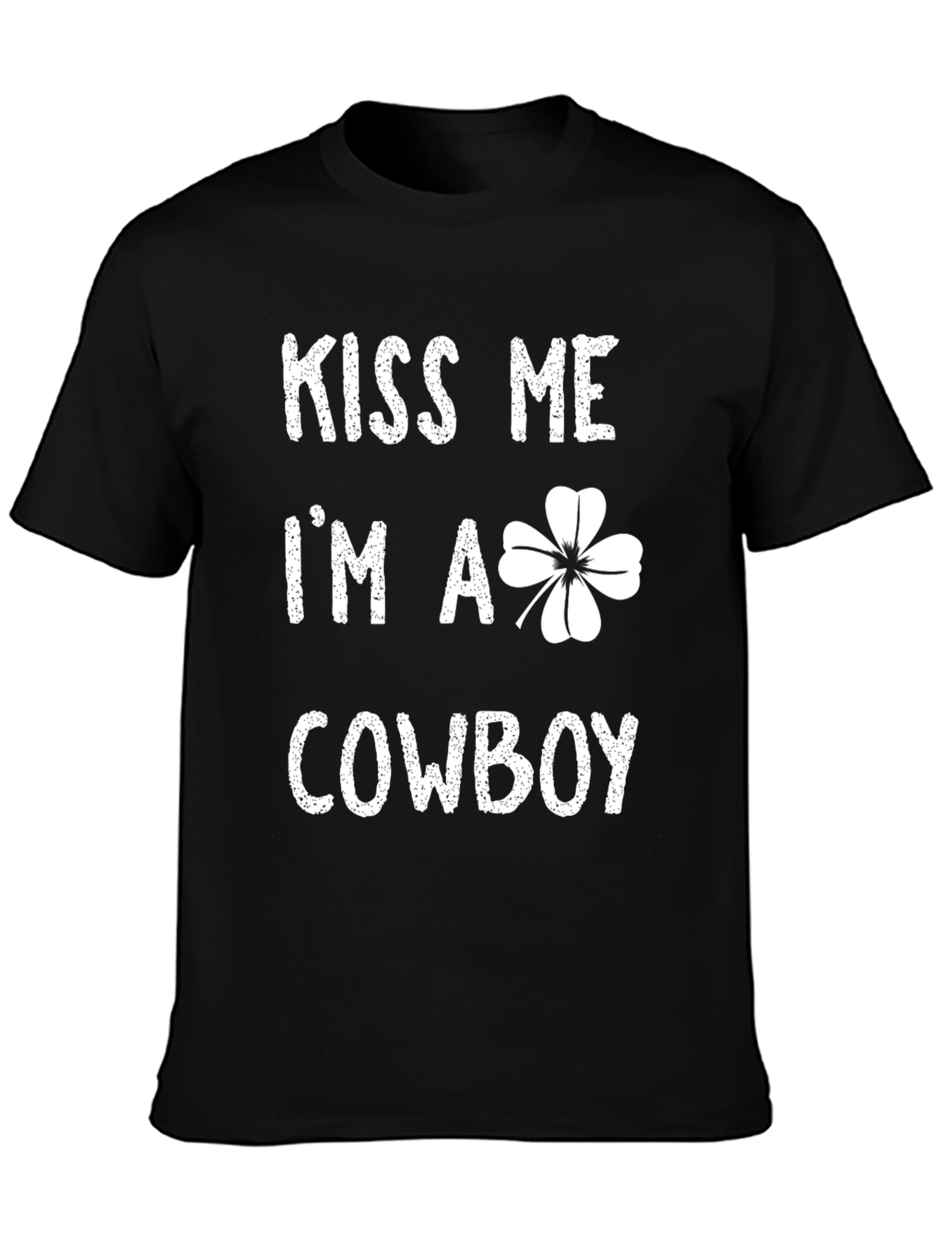 Kiss Me Im a Cowboy St. Patricks Day T-Shirt