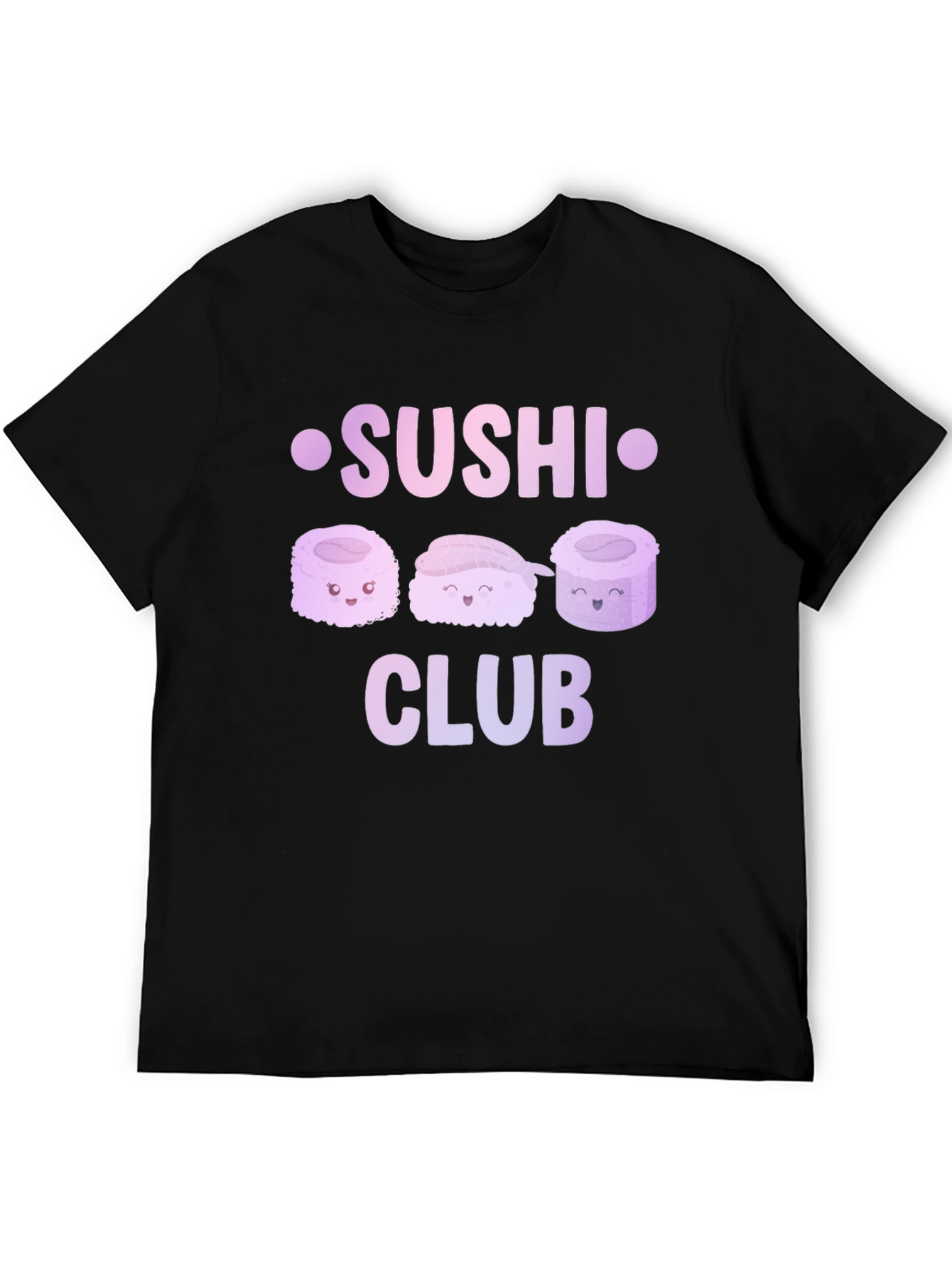 Sushi Club Graphic T-Shirt - Kawaii Food Tee