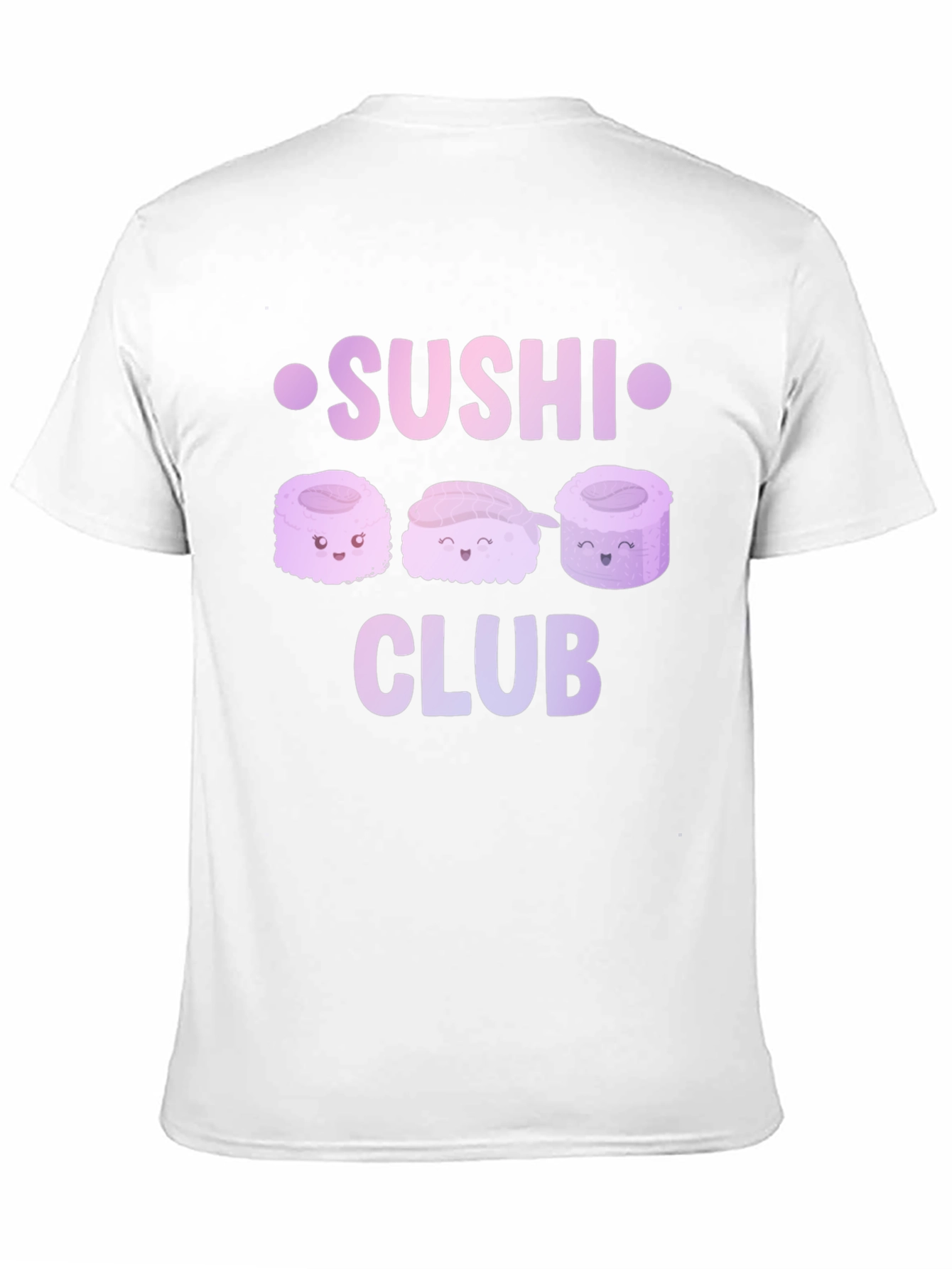 Sushi Club Graphic T-Shirt - Kawaii Food Tee