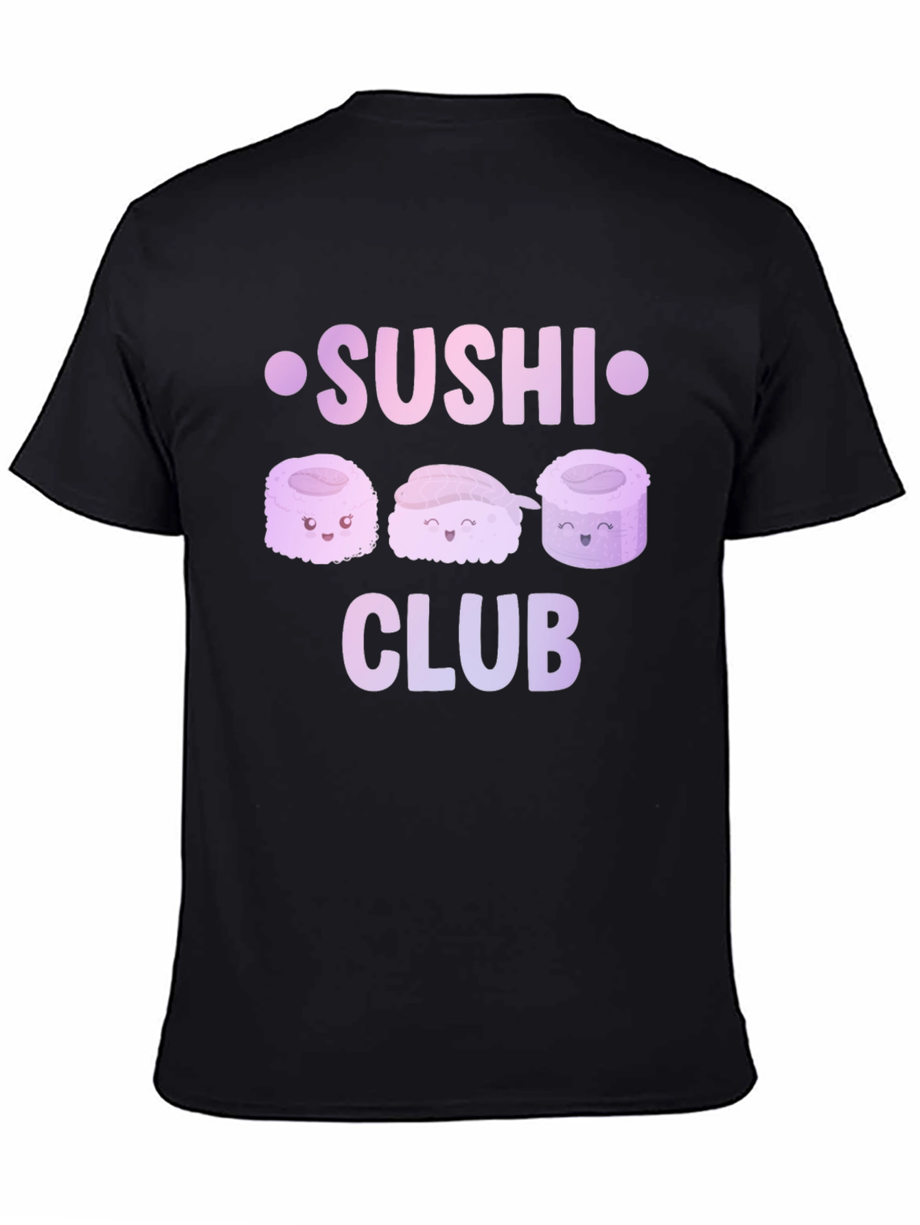 Sushi Club Graphic T-Shirt - Kawaii Food Tee