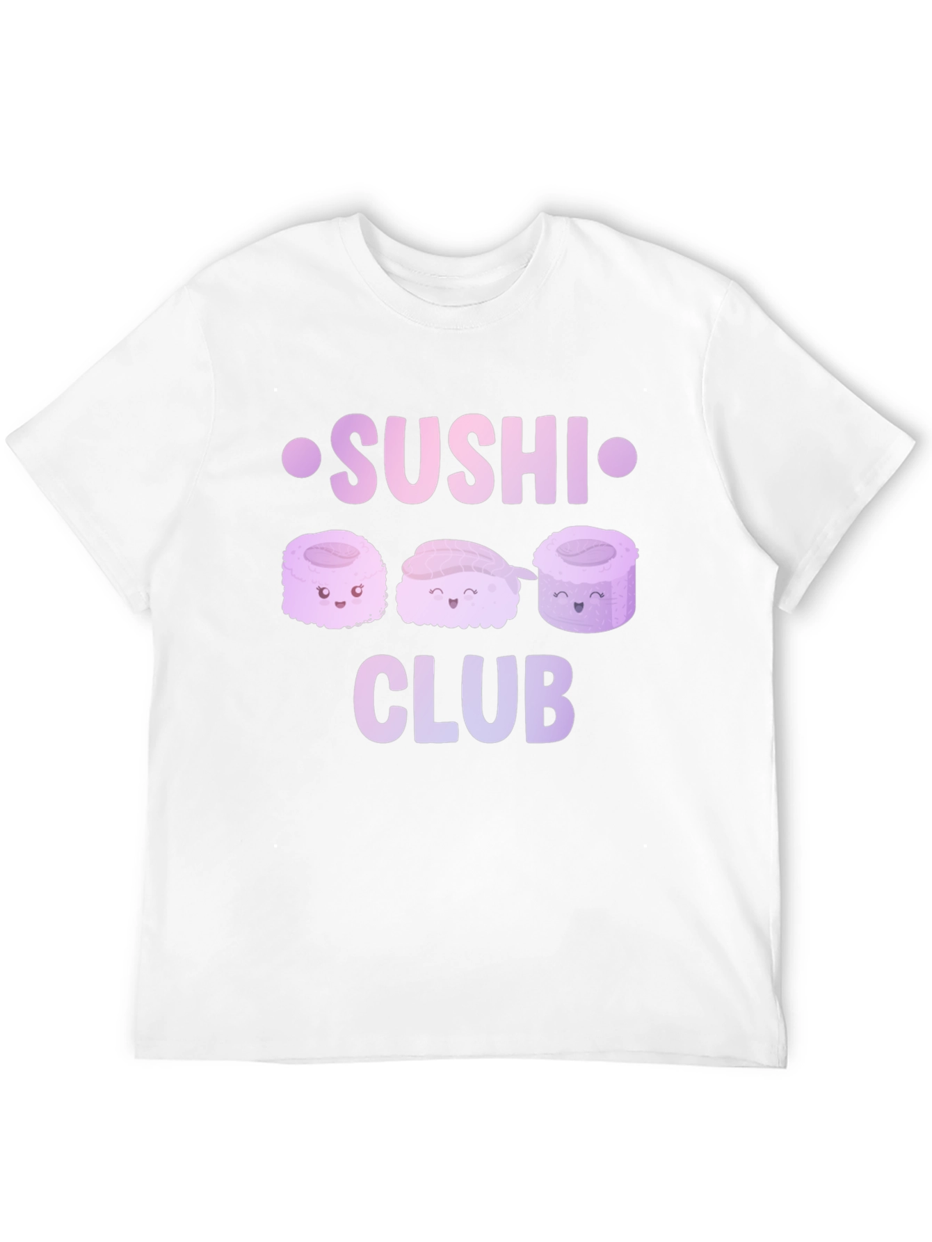 Sushi Club Graphic T-Shirt - Kawaii Food Tee