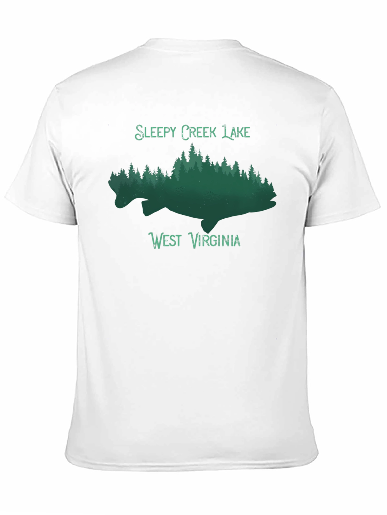 Sleepy Creek Lake West Virginia Black Tee