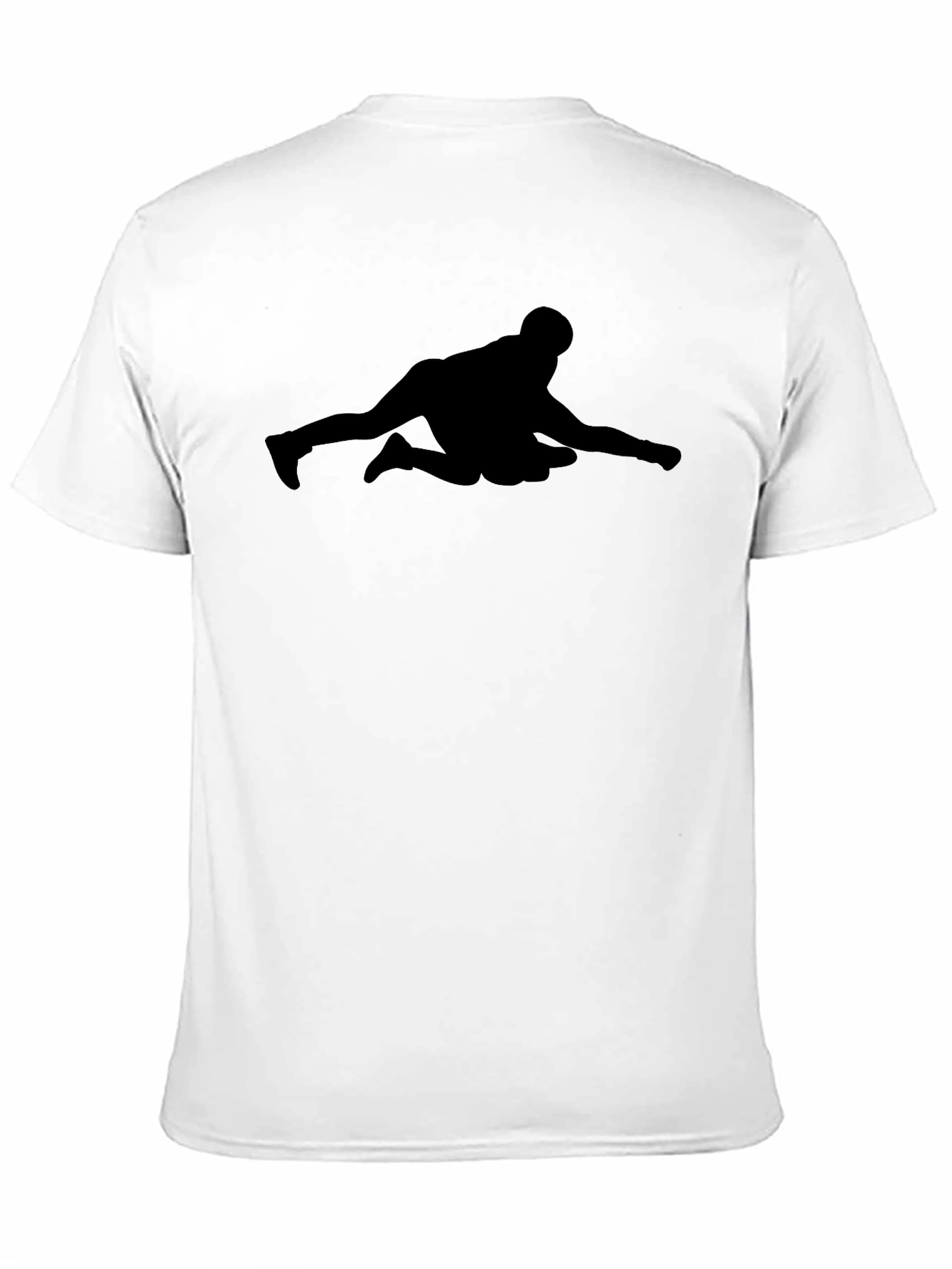 Curling Silhouette Black T-Shirt