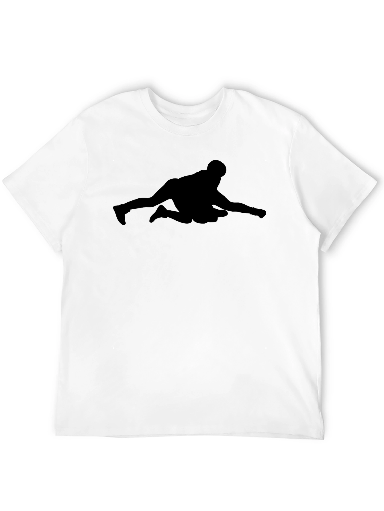Curling Silhouette Black T-Shirt