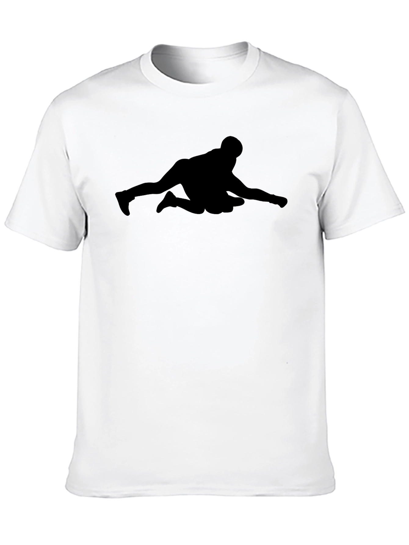 Curling Silhouette Black T-Shirt