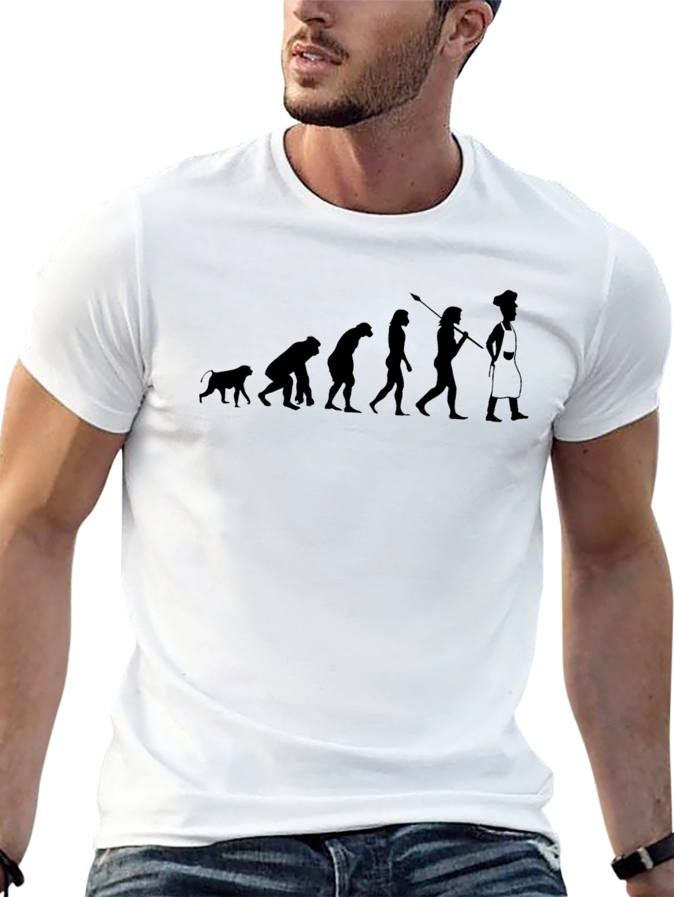 Chef Evolution T-Shirt - Humorous Culinary Apparel