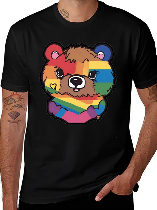 Rainbow Bear Graphic T-Shirt Pride