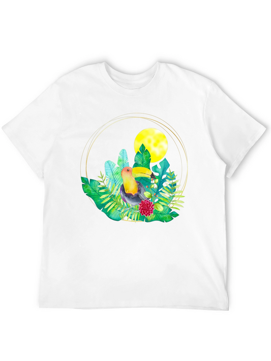 Tropical Toucan Graphic Tee - Summer Vibes