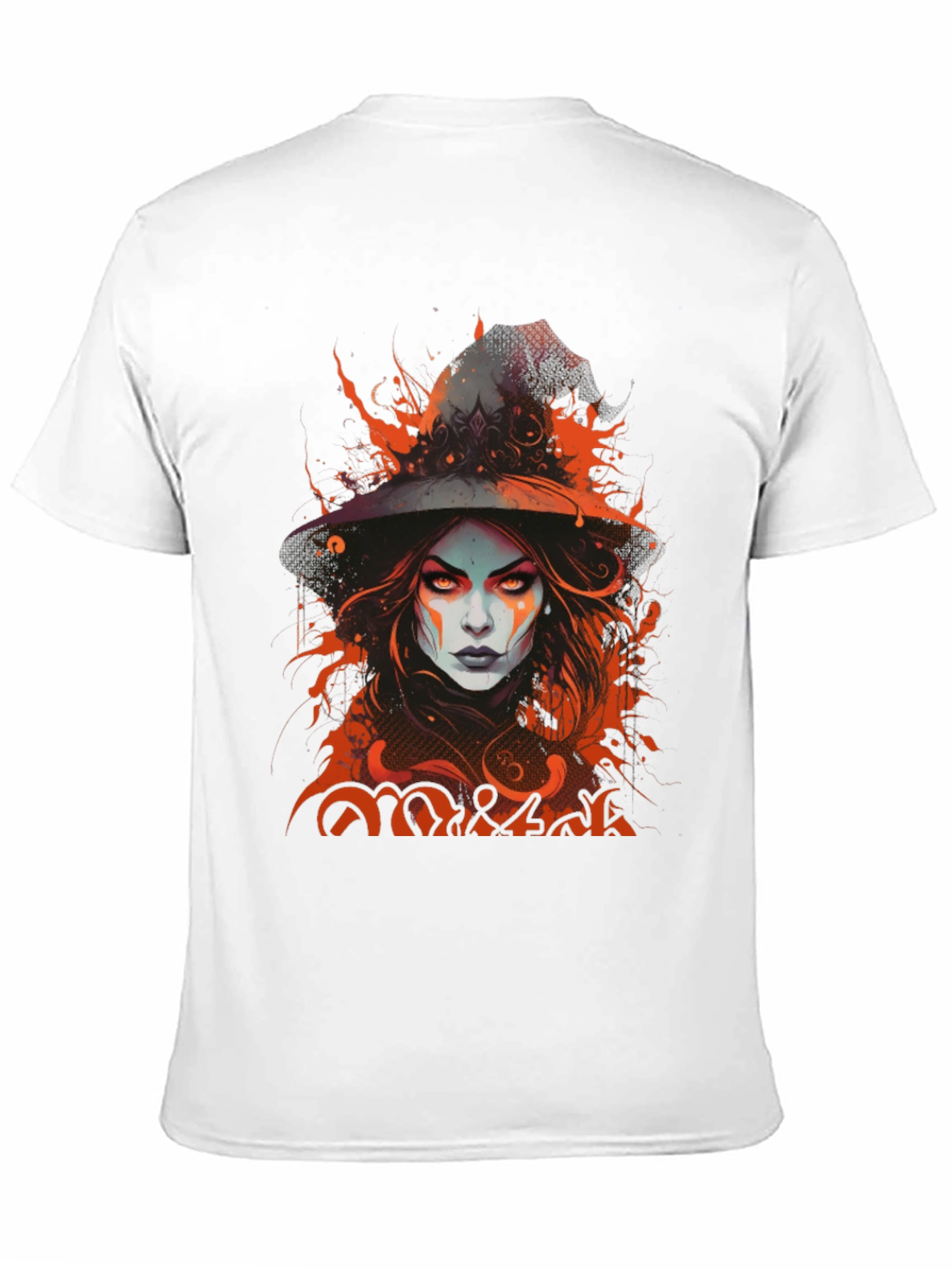 Witch Graphic Tee - Halloween Fashion
