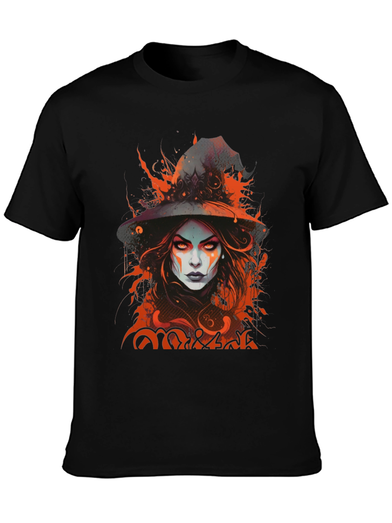 Witch Graphic Tee - Halloween Fashion