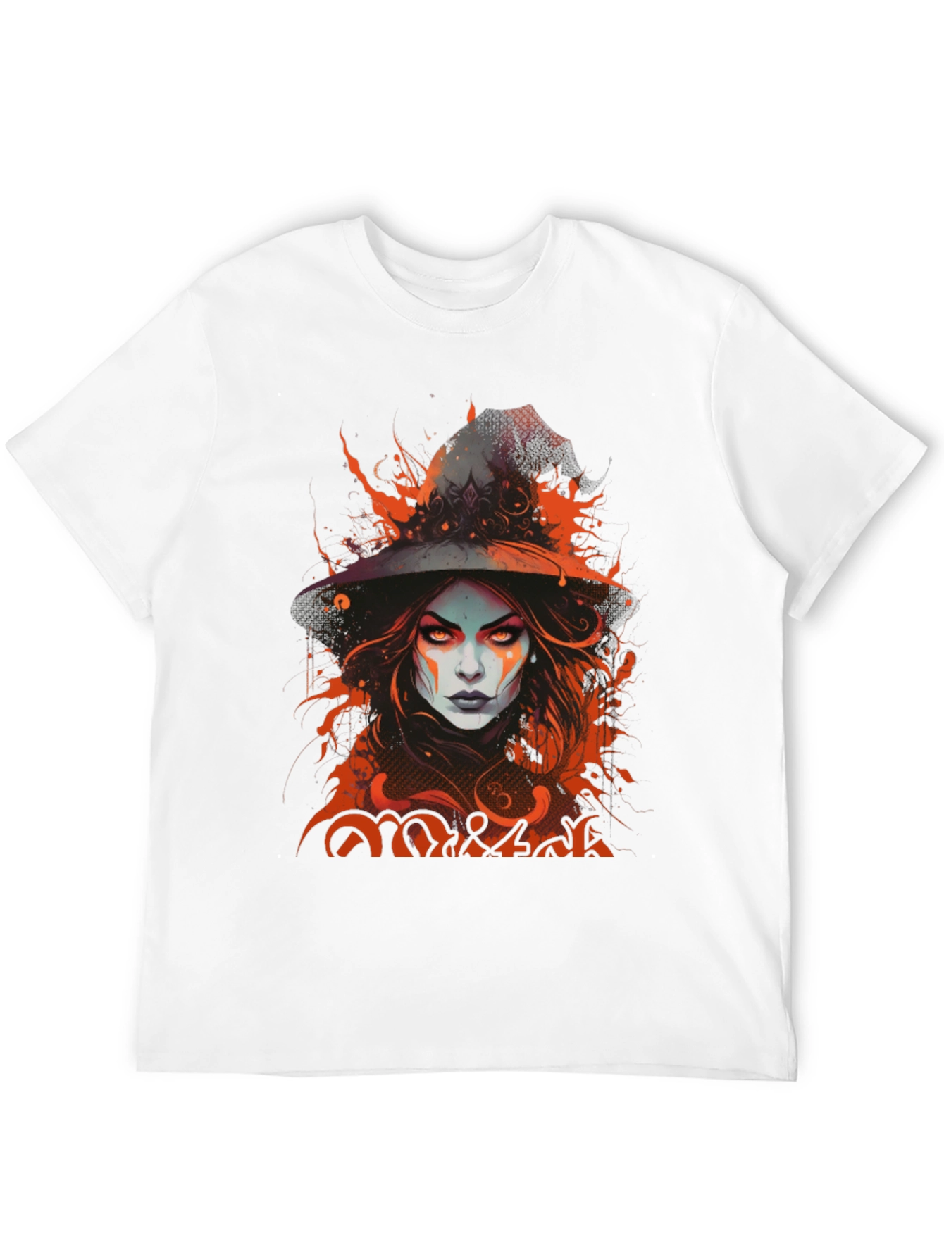 Witch Graphic Tee - Halloween Fashion