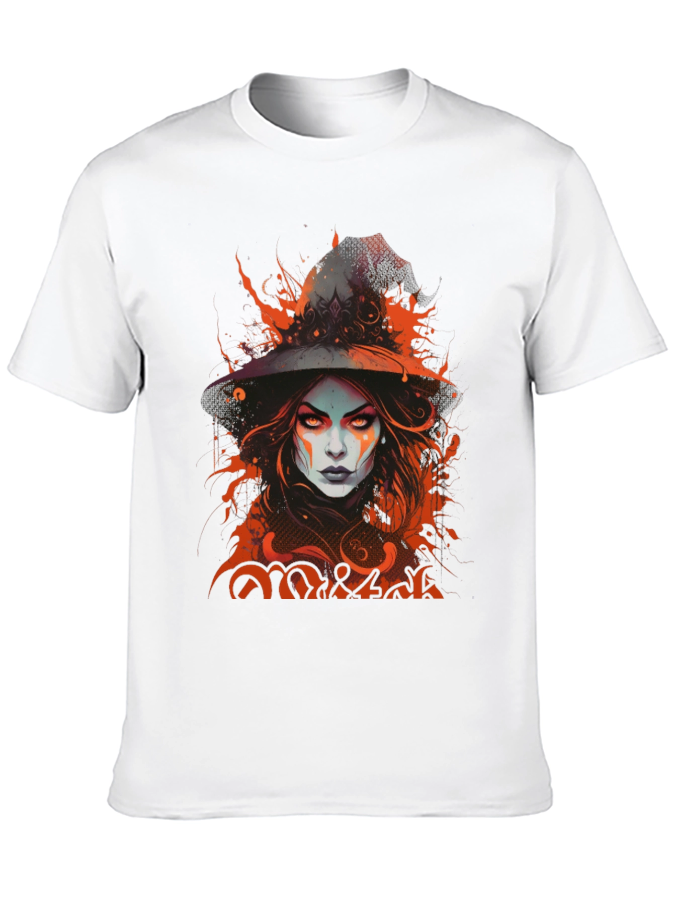 Witch Graphic Tee - Halloween Fashion