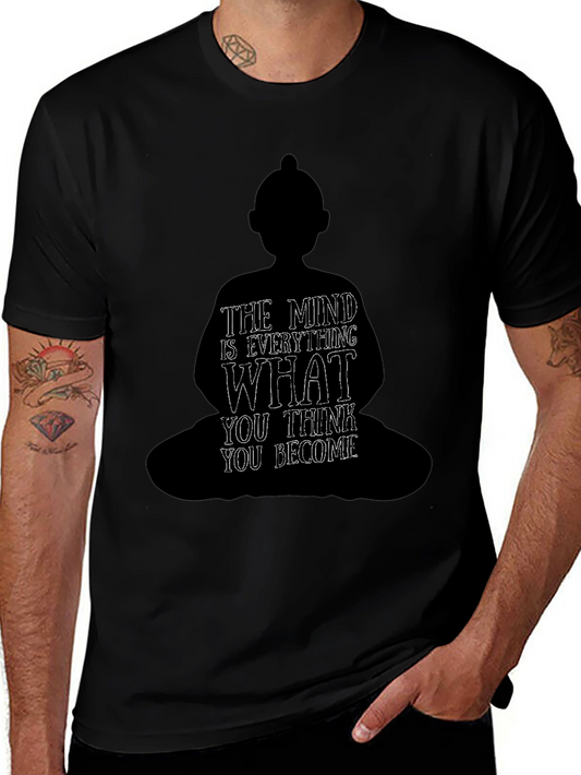 Buddha Mind Quote Graphic T-Shirt - Unisex