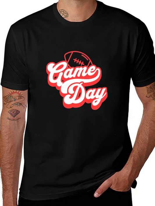 Game Day Football T-Shirt - Black