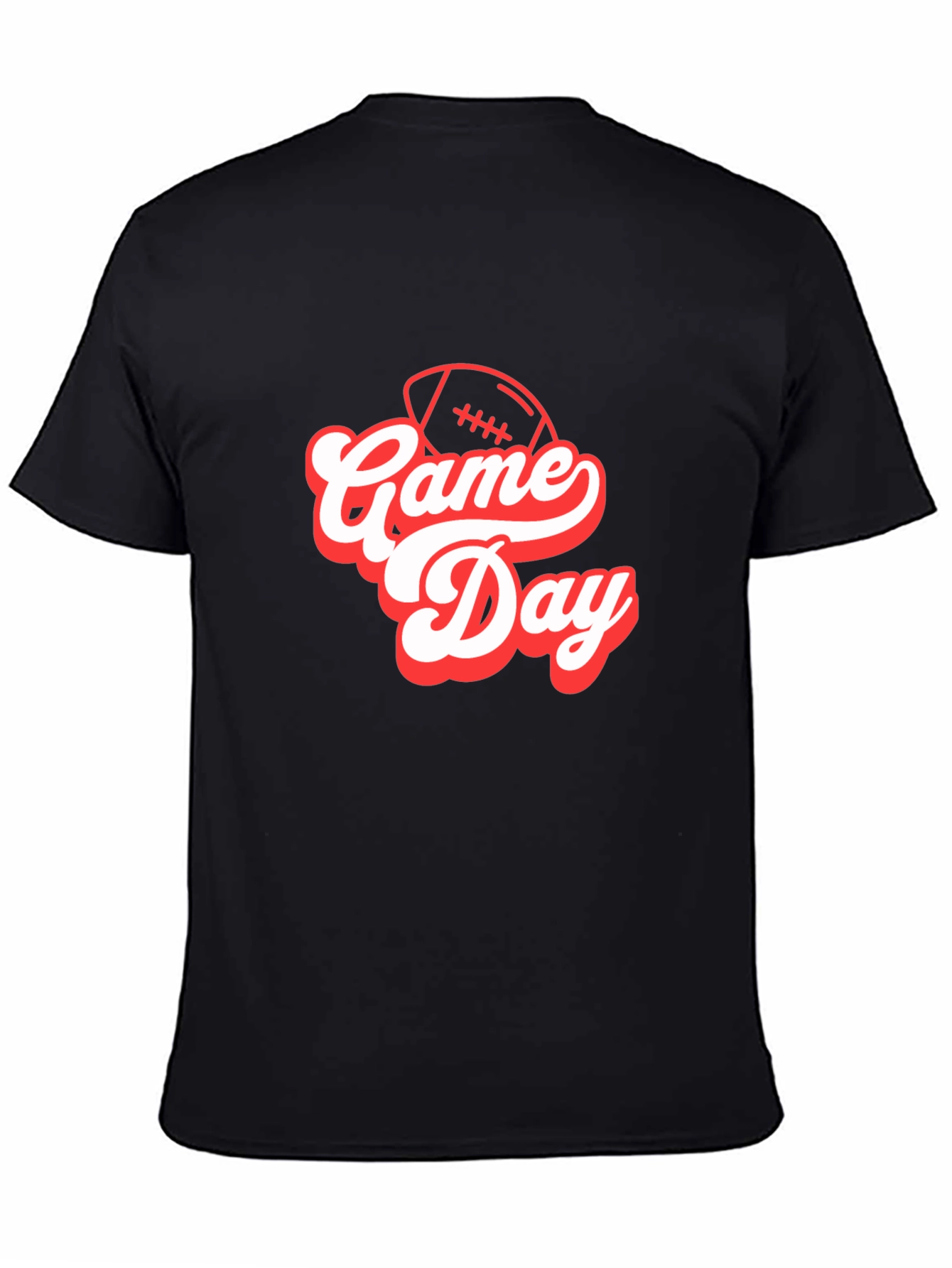 Game Day Football T-Shirt - Black