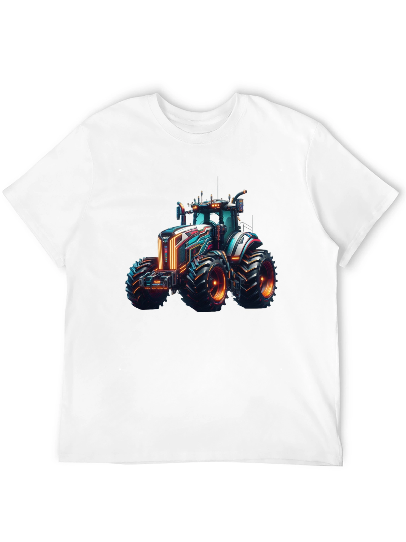 Futuristic Tractor Graphic Tee