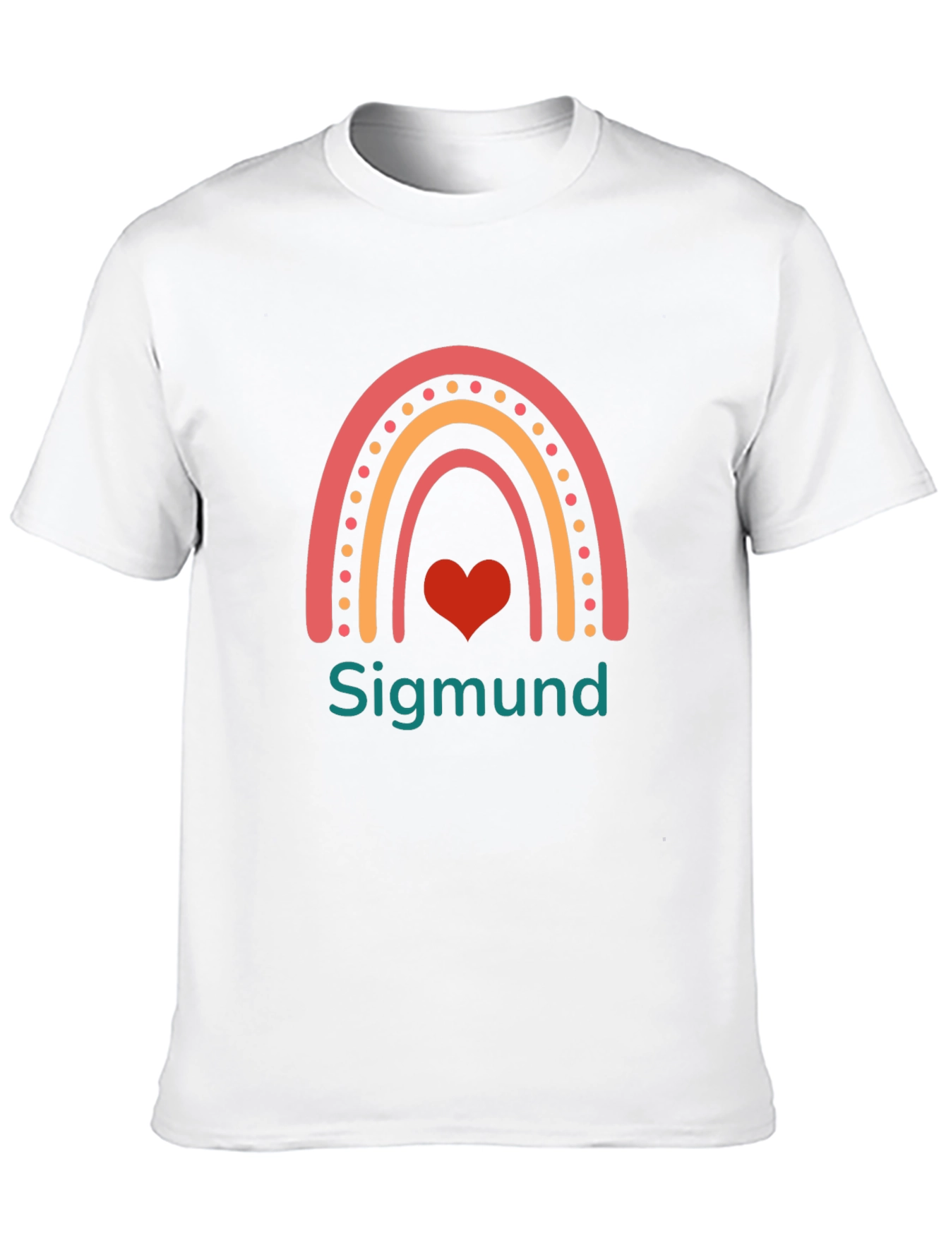 Rainbow Heart T-Shirt - Sigmund