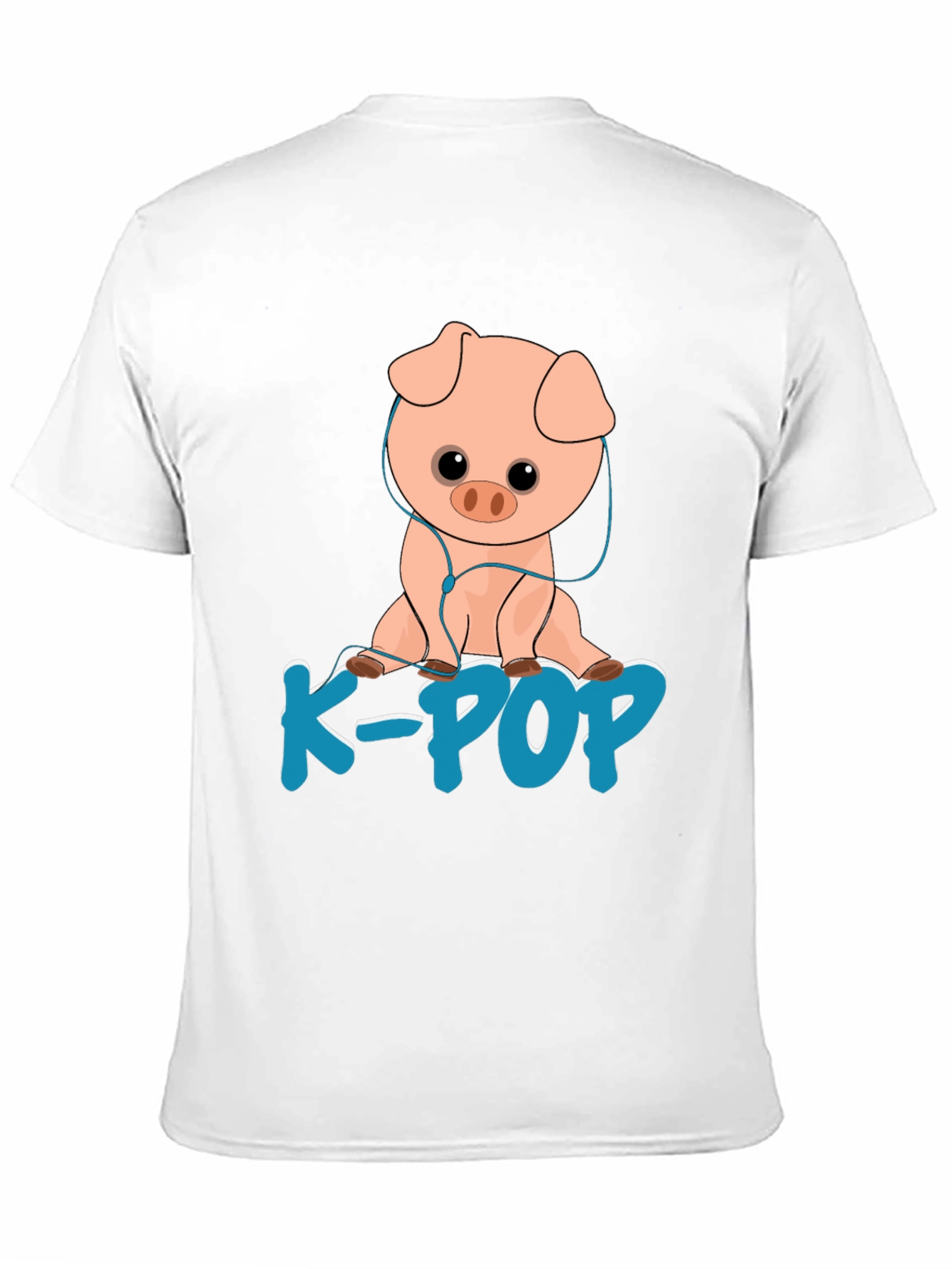 K-Pop Pig T-Shirt - Cute Cartoon Animal Tee