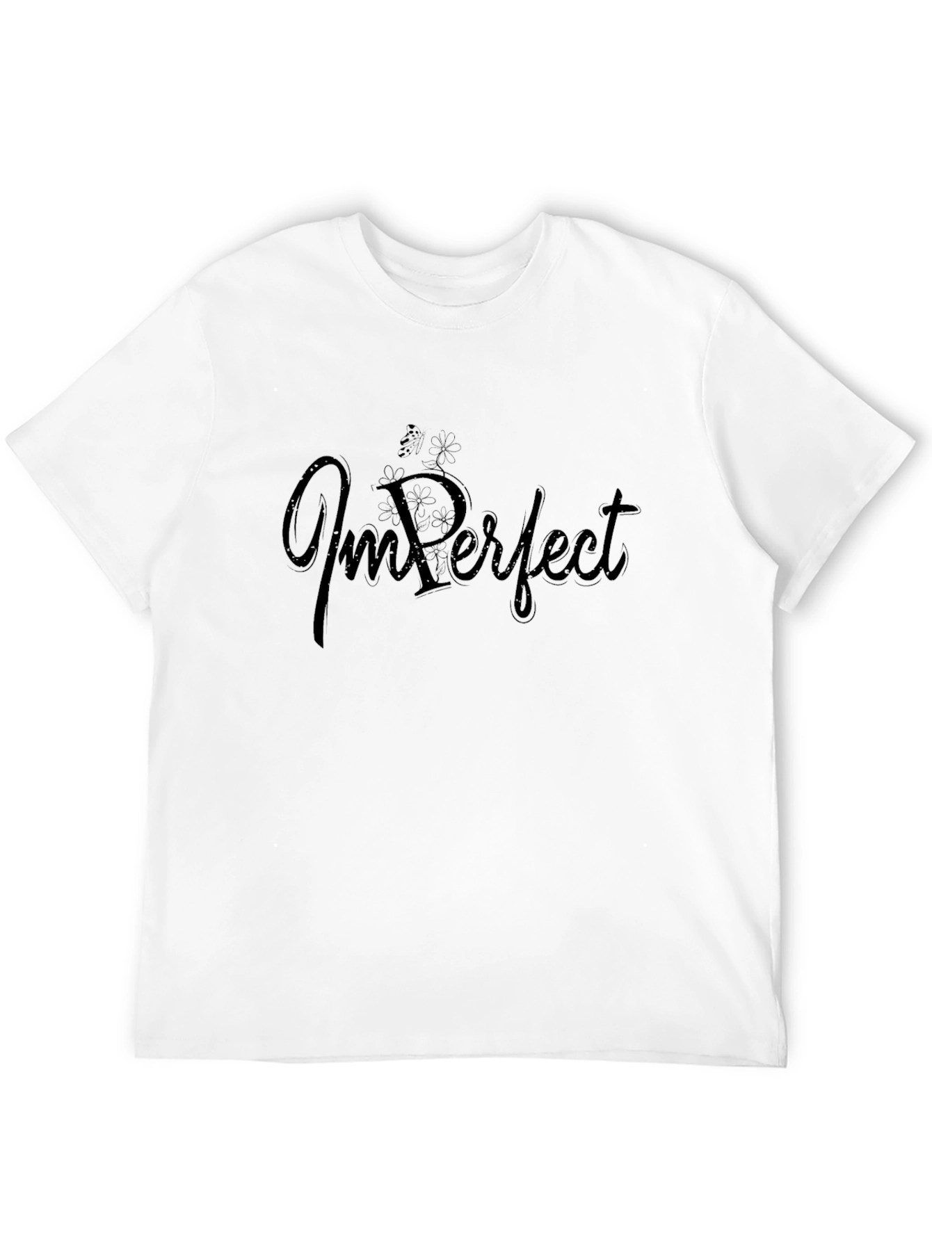 ImPerfect Black Graphic T-Shirt