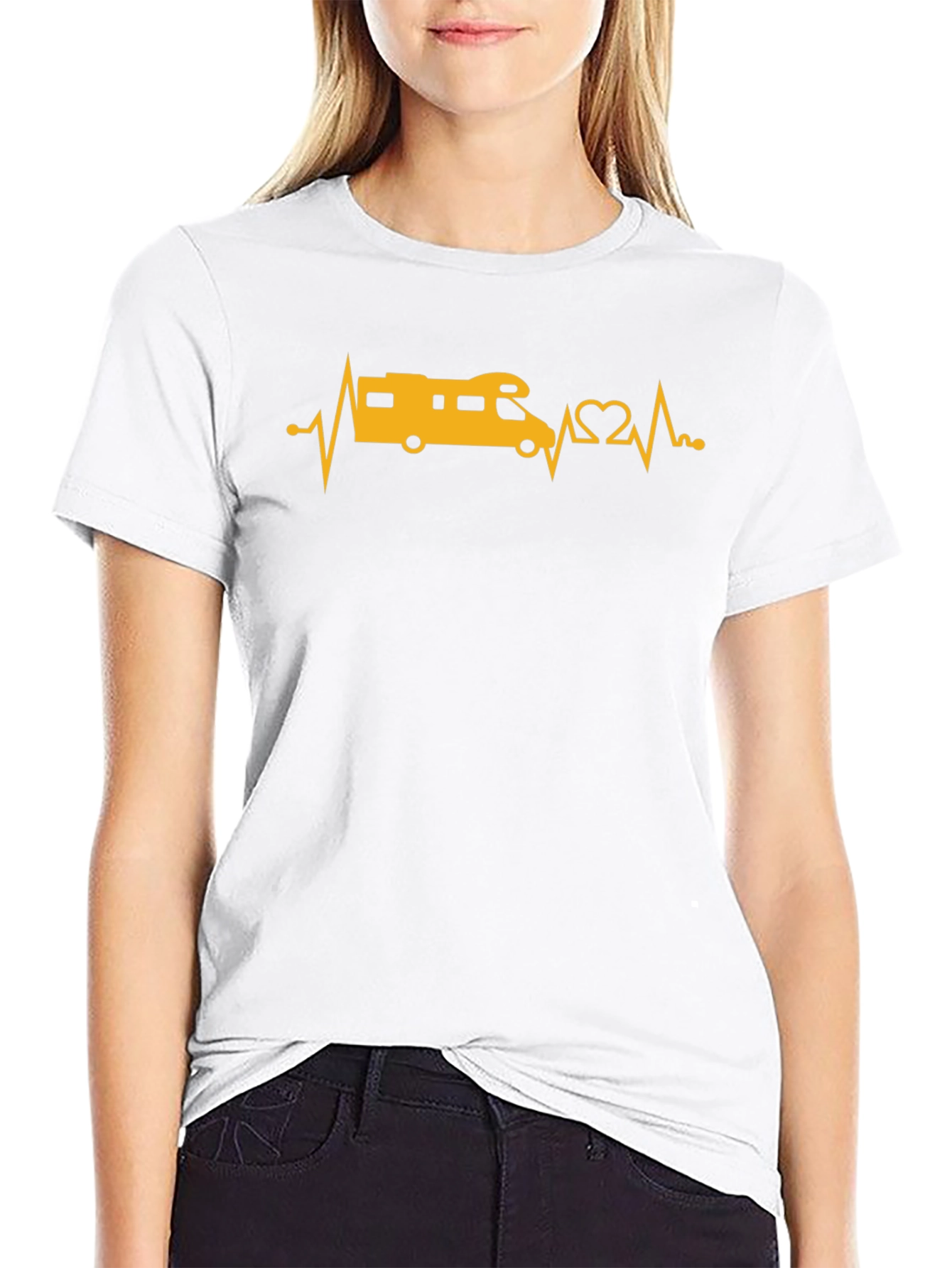 RV Heartbeat T-Shirt - Adventure is Calling!