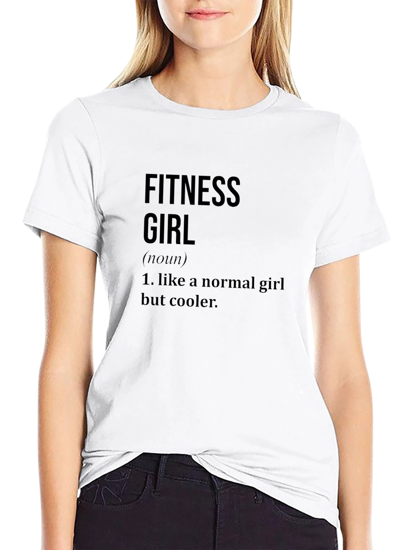 Fitness Girl Definition Graphic Tee