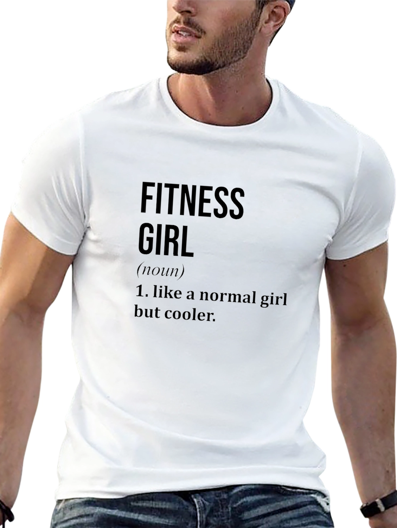 Fitness Girl Definition Graphic Tee