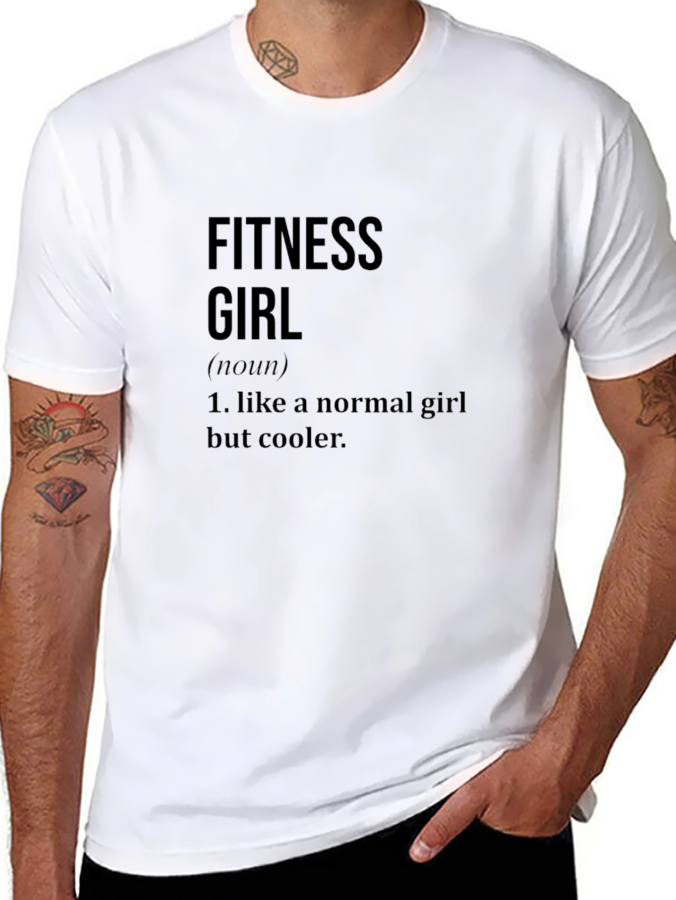 Fitness Girl Definition Graphic Tee