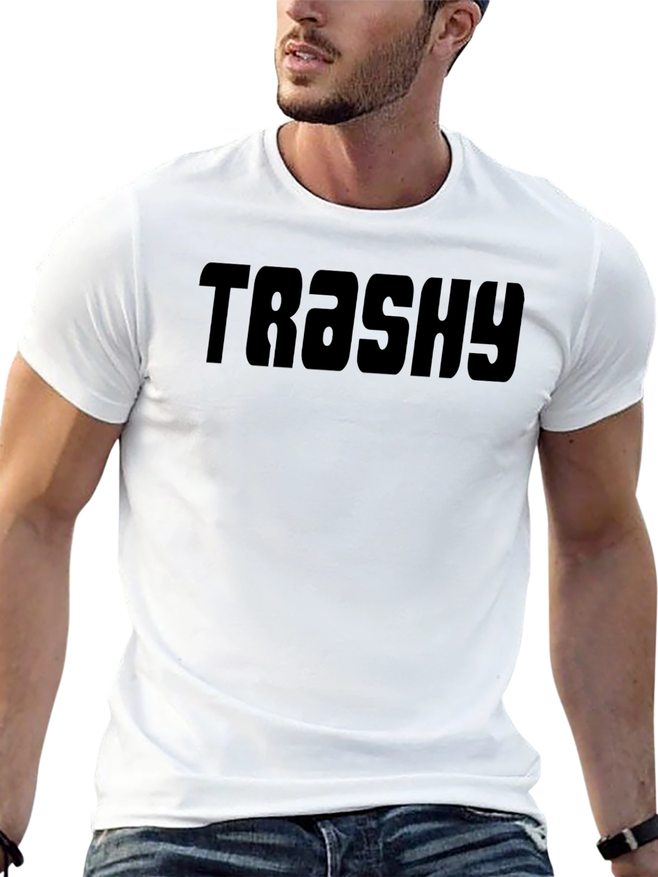 Trashy Graphic Tee - Bold Black T-Shirt