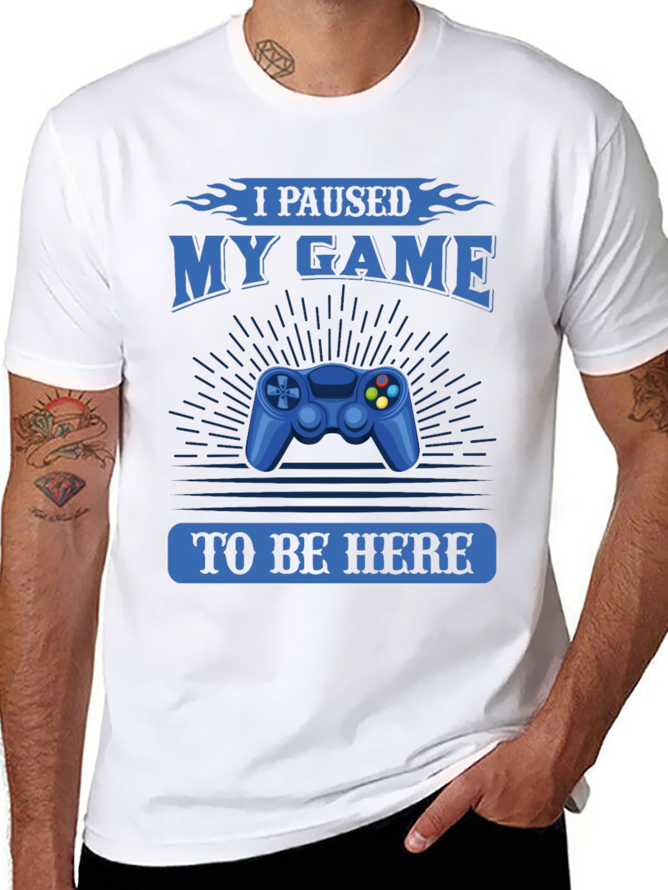 I Paused My Game to Be Here T-Shirt