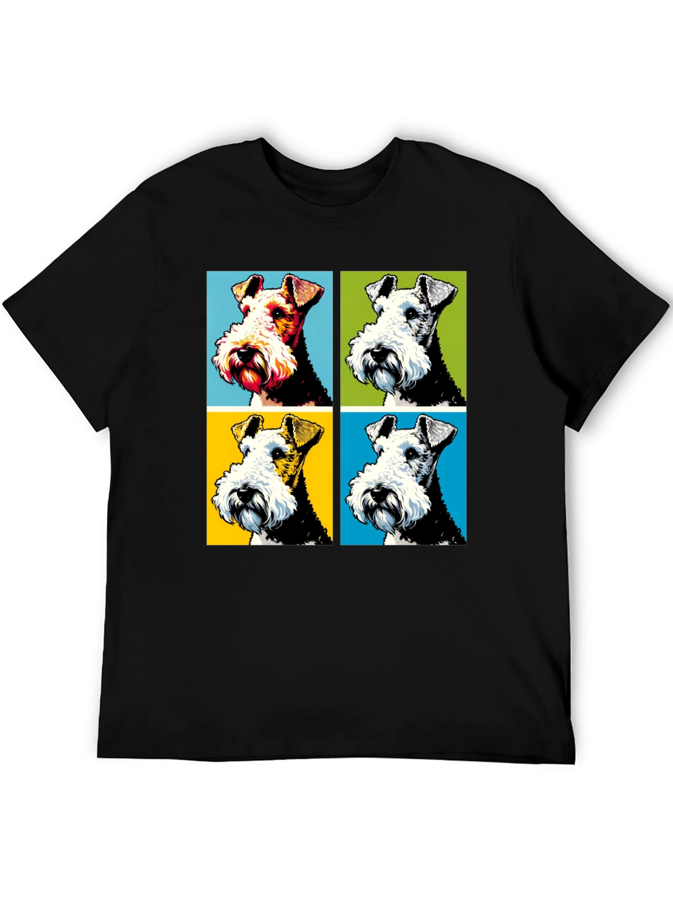 Dog Pop Art Graphic T-Shirt - Stylish Canine Tee