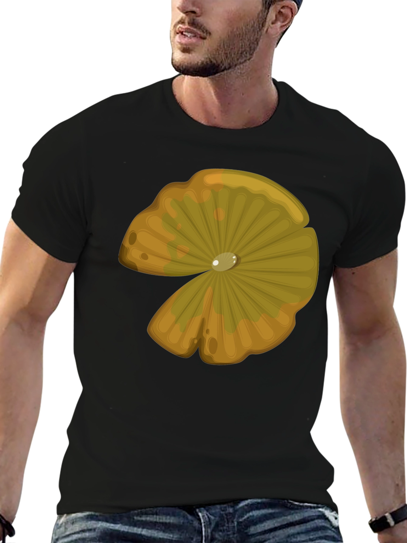 Lily Pad Graphic T-Shirt - Nature Inspired Design
