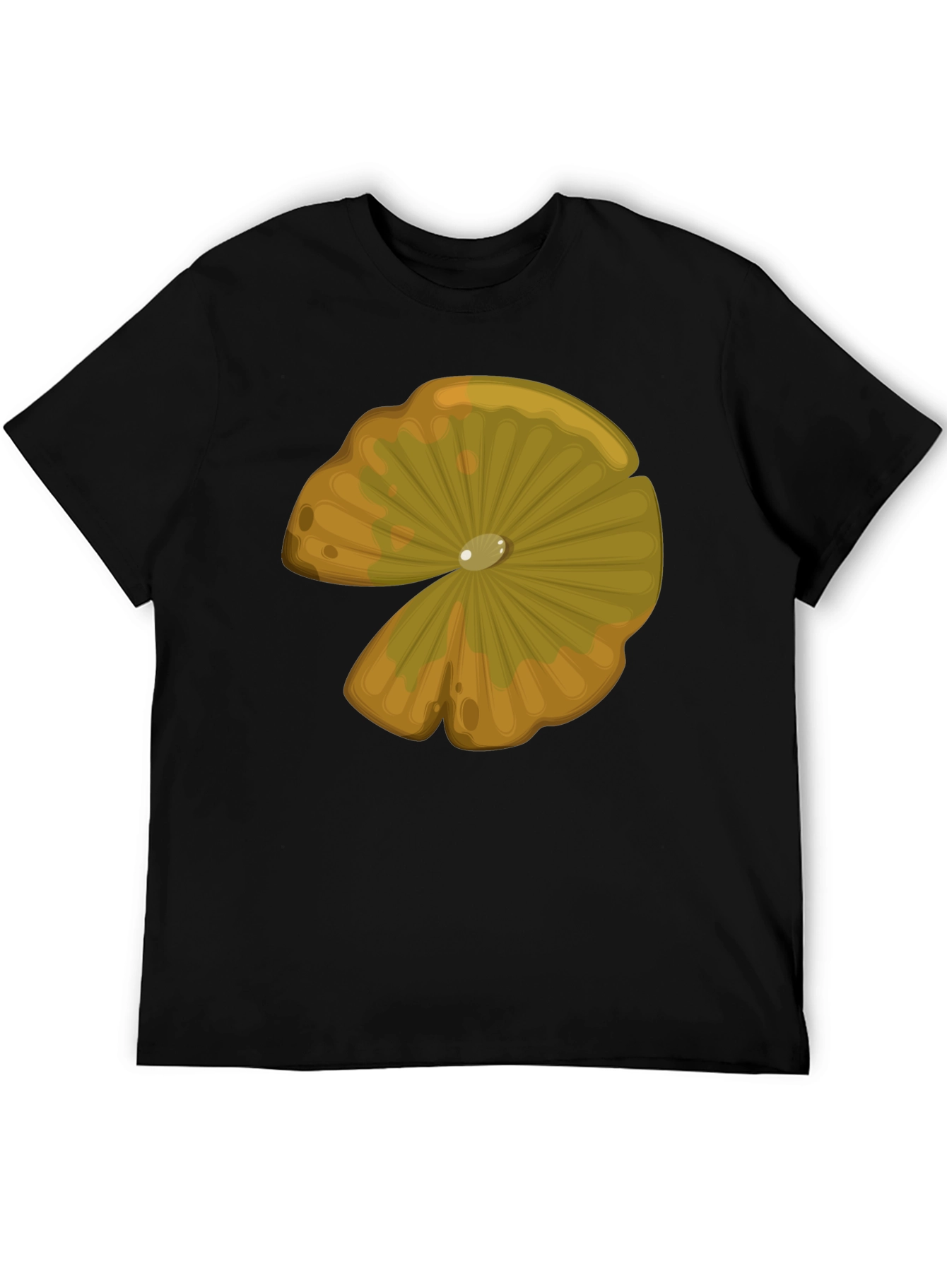 Lily Pad Graphic T-Shirt - Nature Inspired Design
