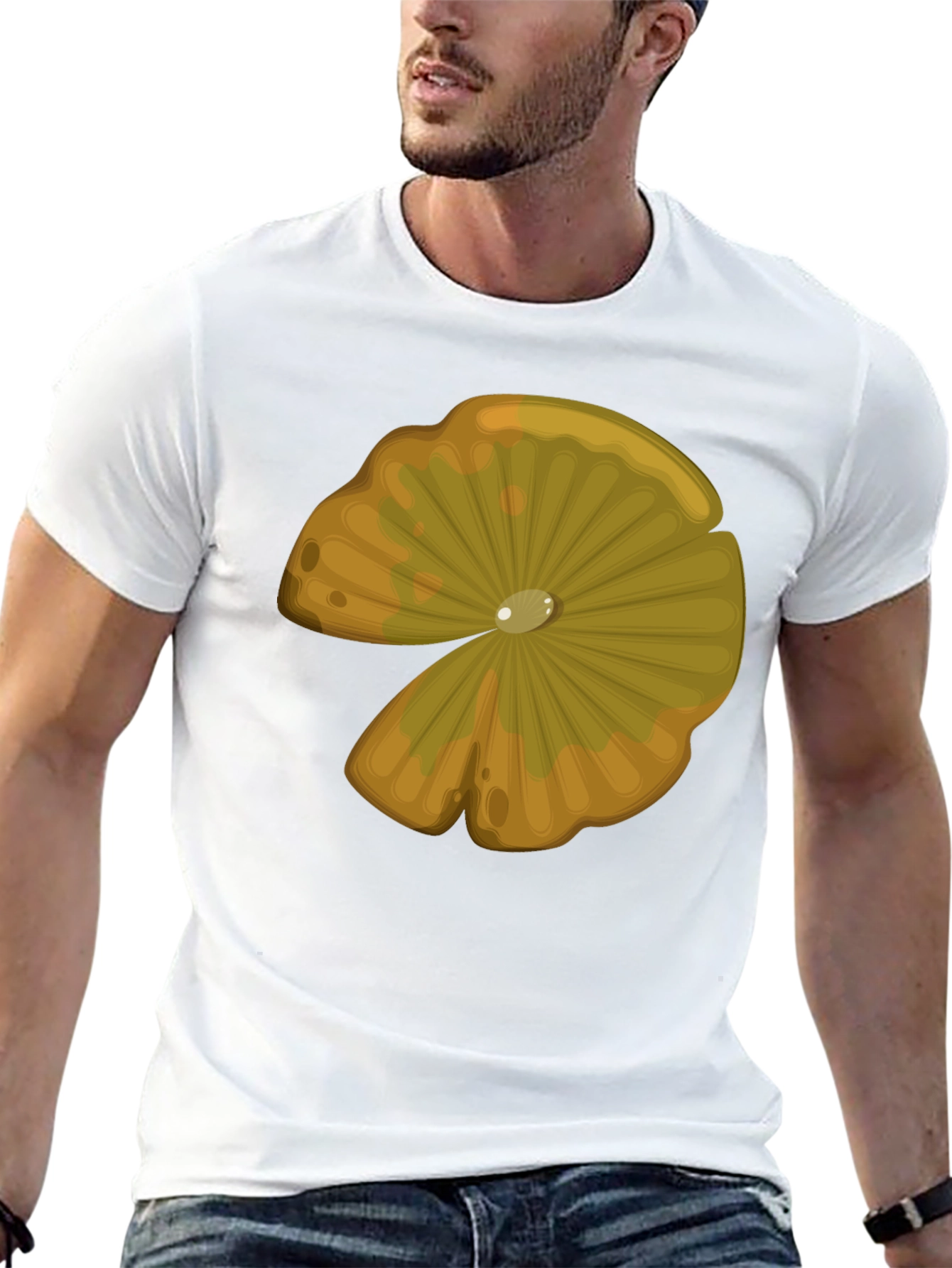Lily Pad Graphic T-Shirt - Nature Inspired Design
