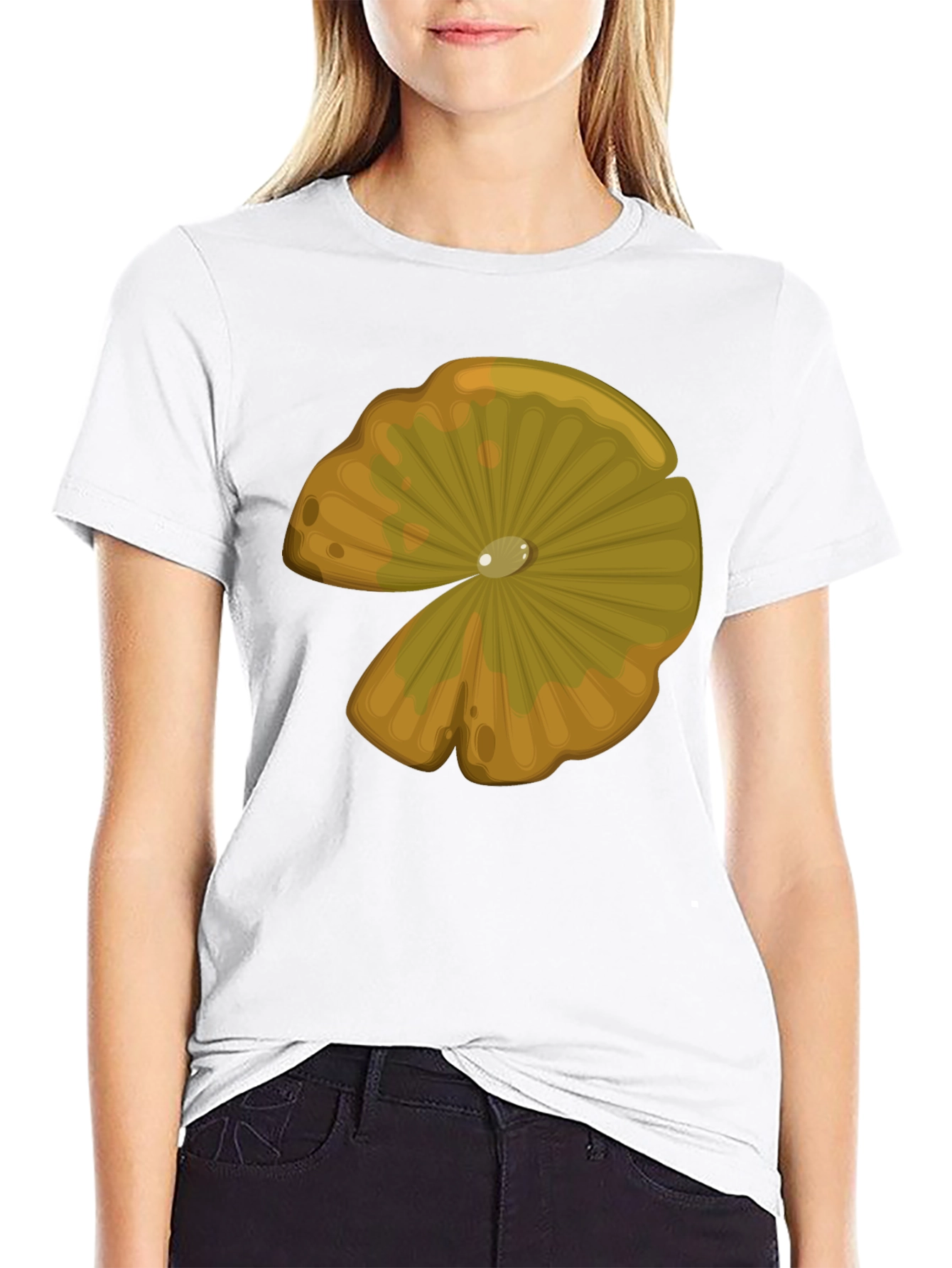 Lily Pad Graphic T-Shirt - Nature Inspired Design