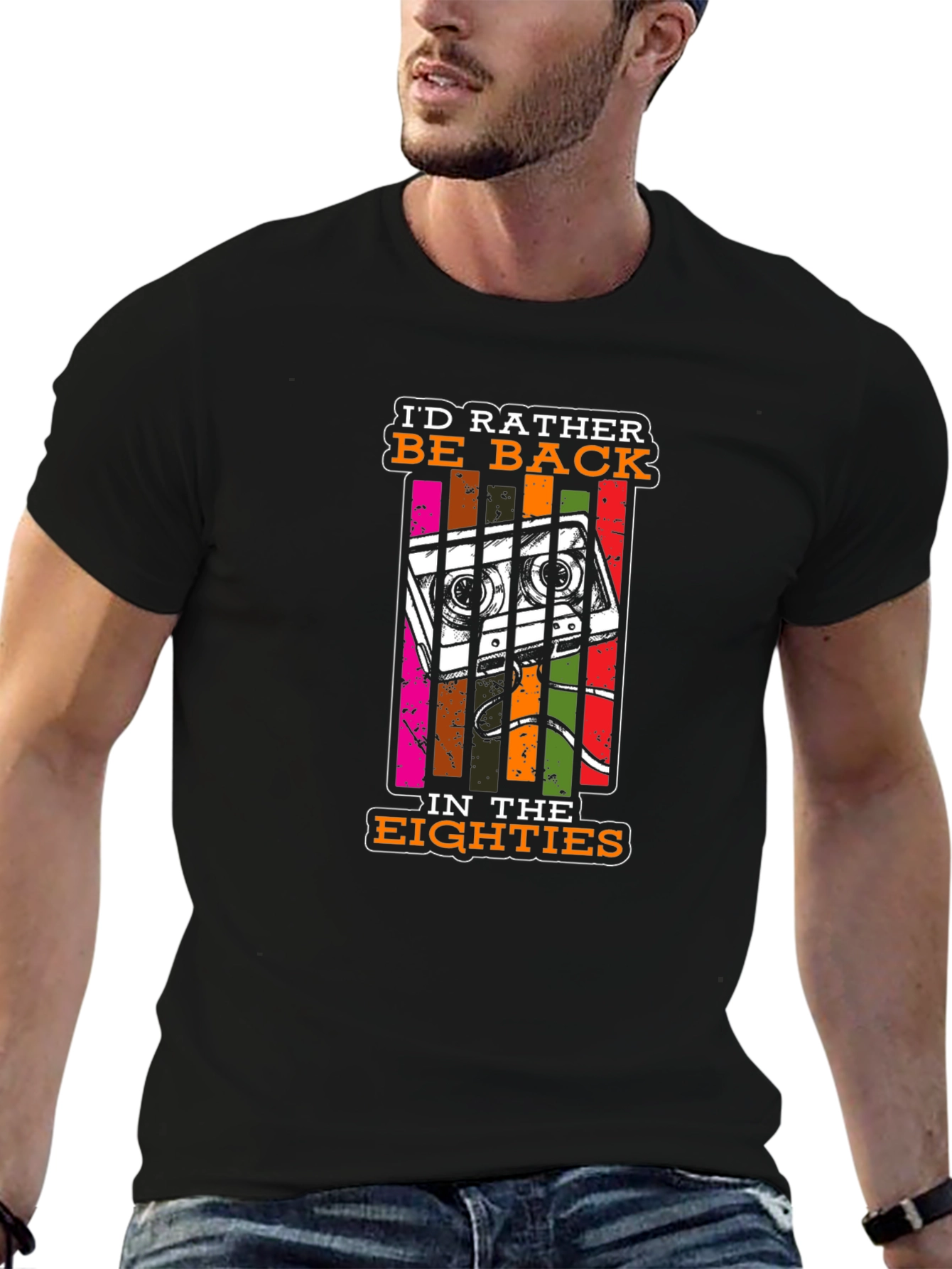 Retro 80s Cassette Tape Graphic Tee