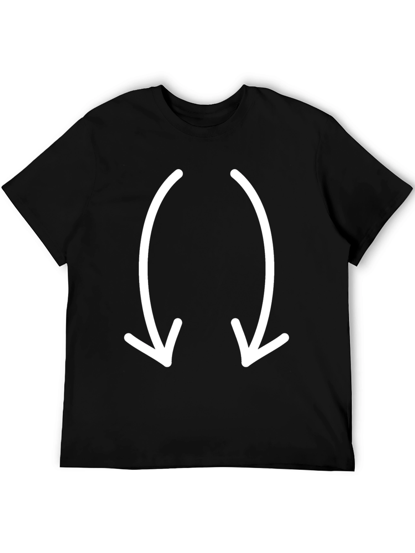 Cool Black T-Shirt with Arrow Design